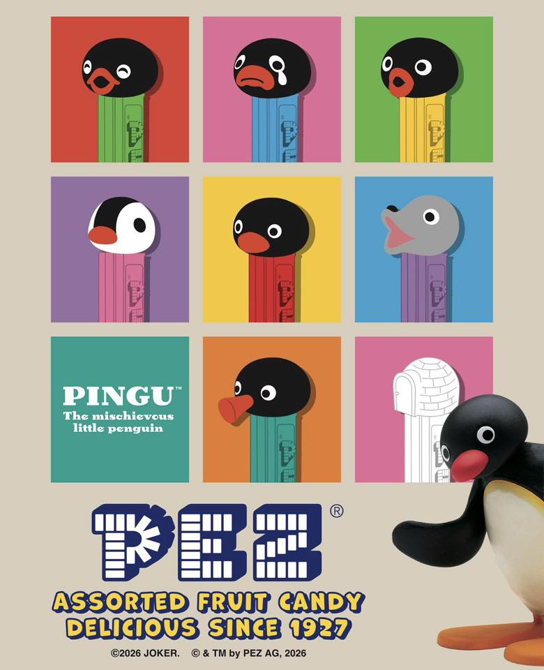 Something exciting is on the horizon! Pingu PEZ is making a