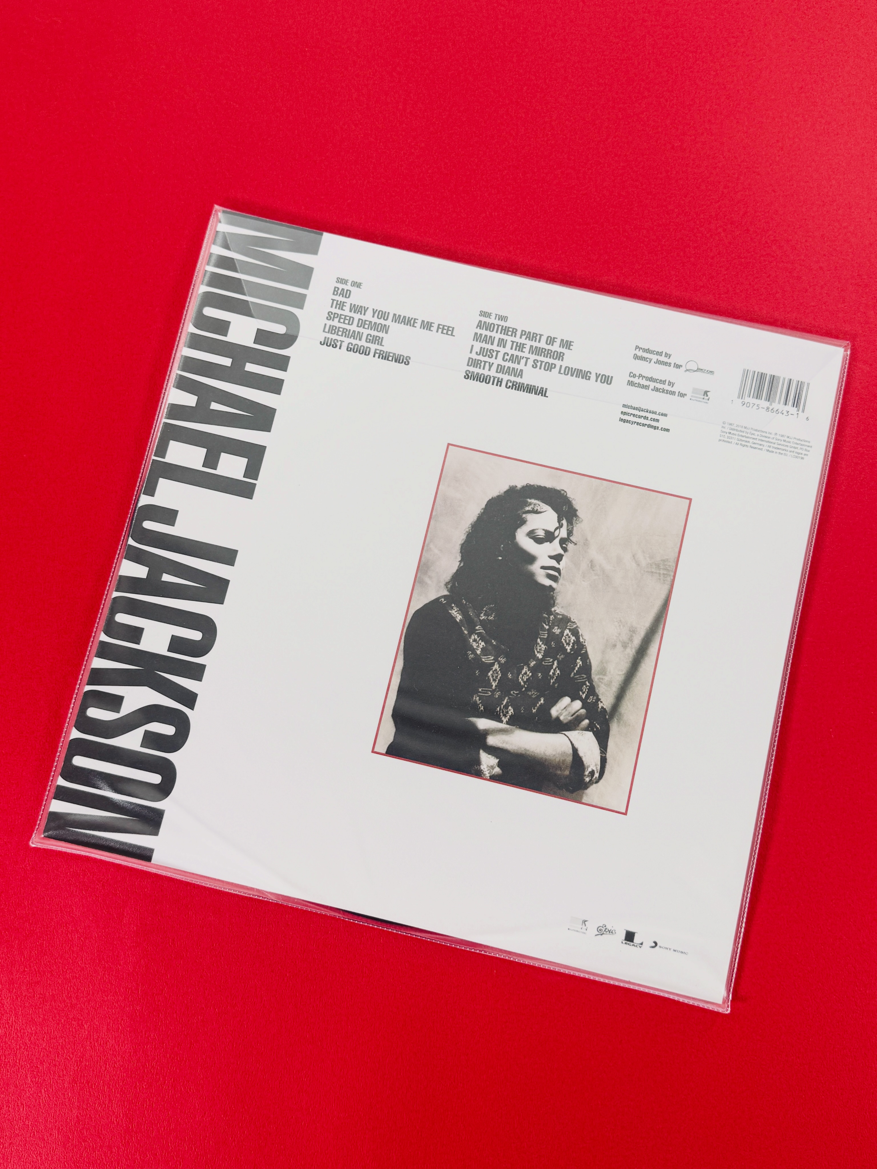 LPレコード『BAD 2018生産限定盤』マイケル・ジャクソン ◤入荷◢ MICHAEL JACKSON / BAD (2018 PICTURE VINYL) 2026年再プレス