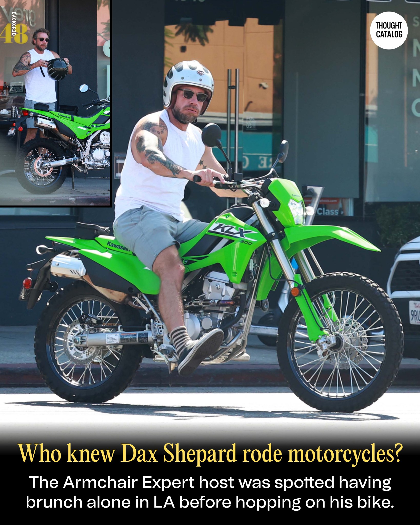 Dax Shepard spent September 15 riding around Los Angeles after a