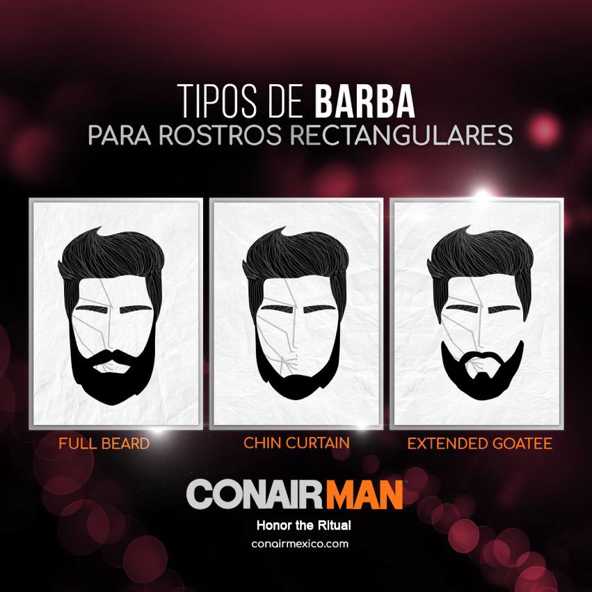 Conair México - ¿Ya sabes que tipo de barba le queda a tu...