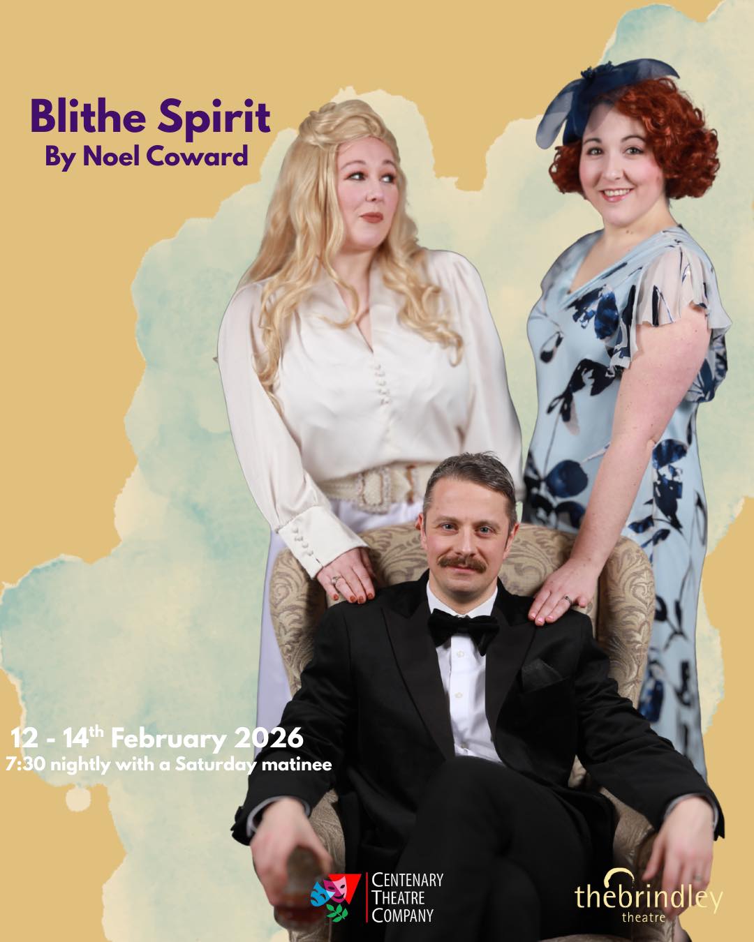 Centenary - Blithe Spirit is coming to the Brindley theatre! This cast ...