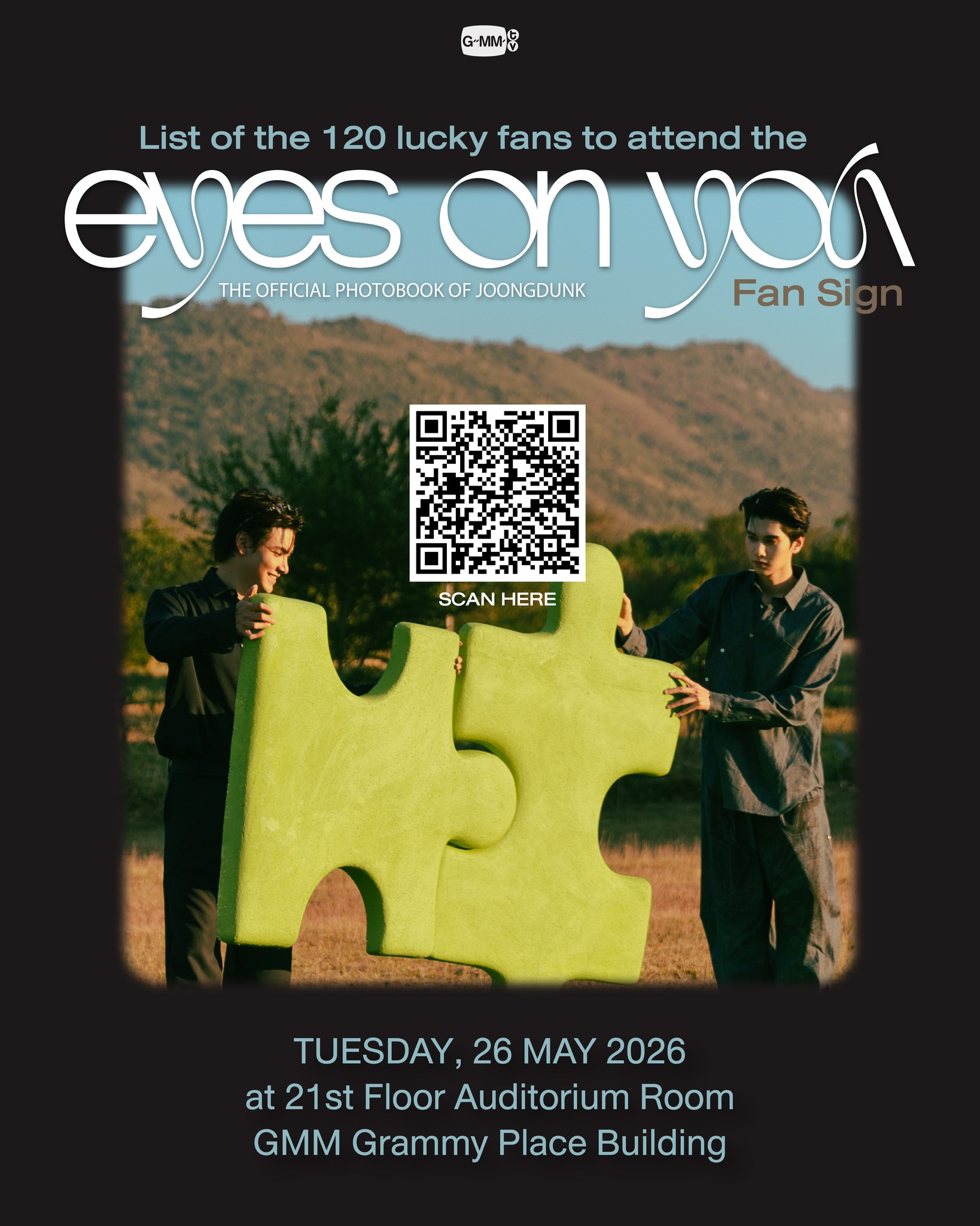 List of the 120 lucky fans to attend the EYES ON YOU | THE