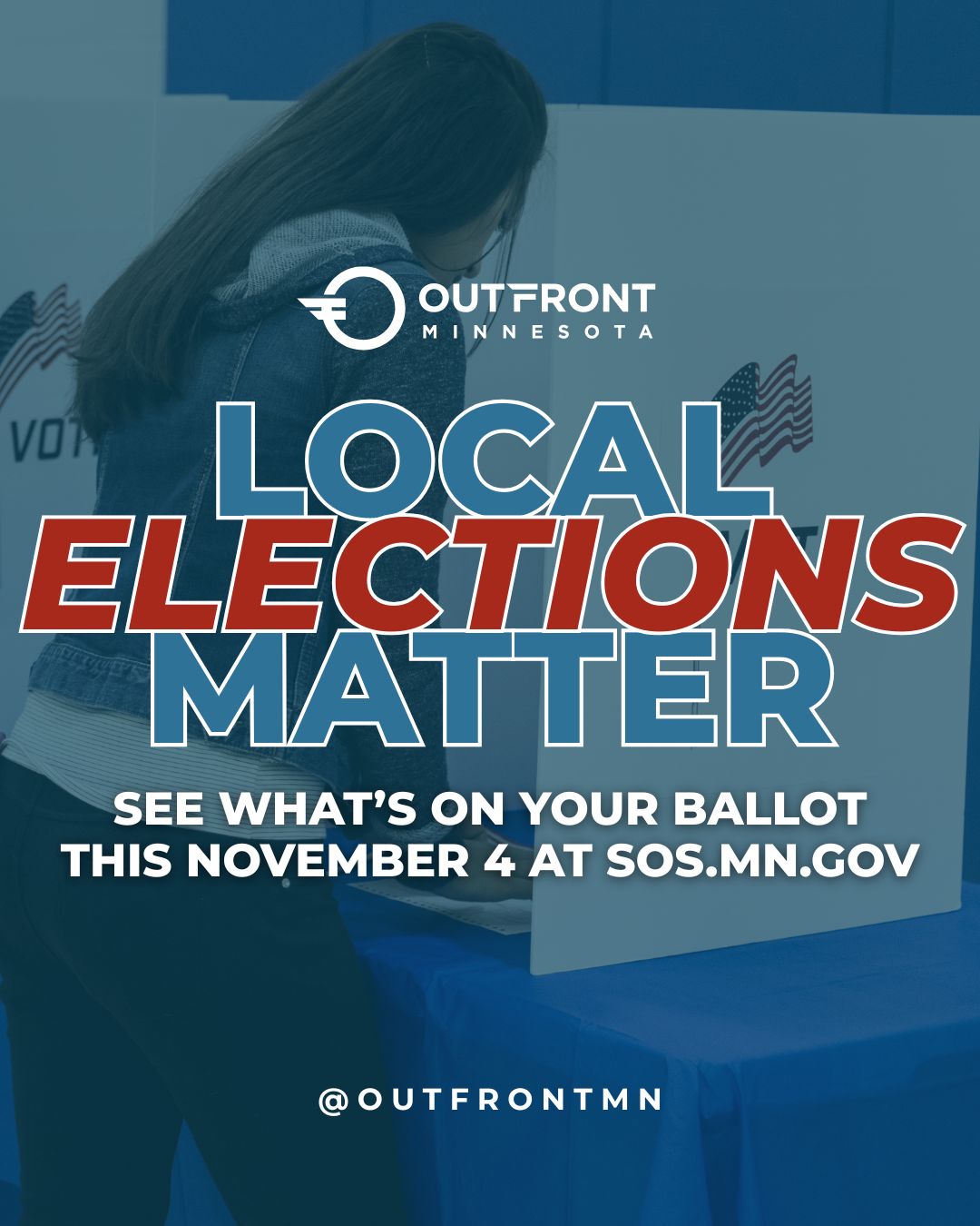 OutFront - Local elections matter, and your VOTE matters! Now more than ...