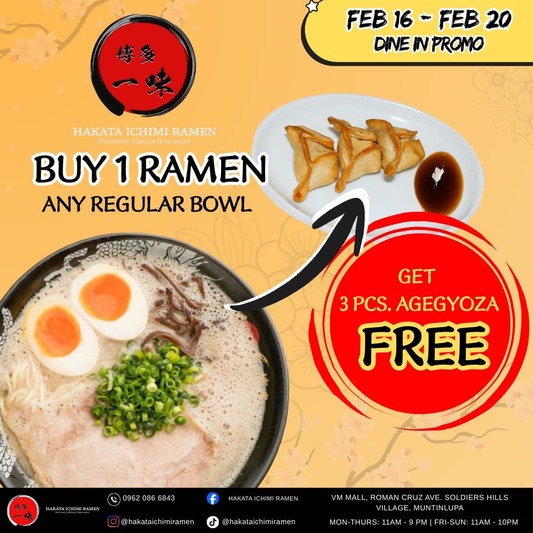 Hakata Ichimi Ramen | Muntinlupa City