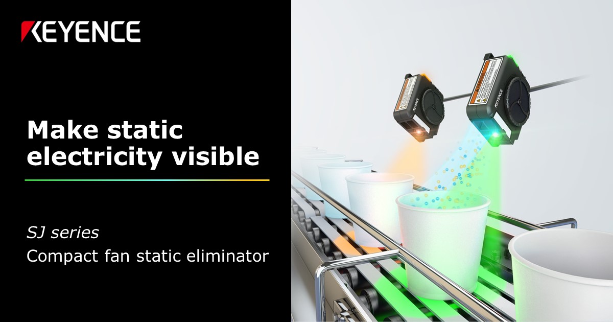KEYENCE Europe - 🔹 Small, easy-to-mount static eliminator... | Facebook