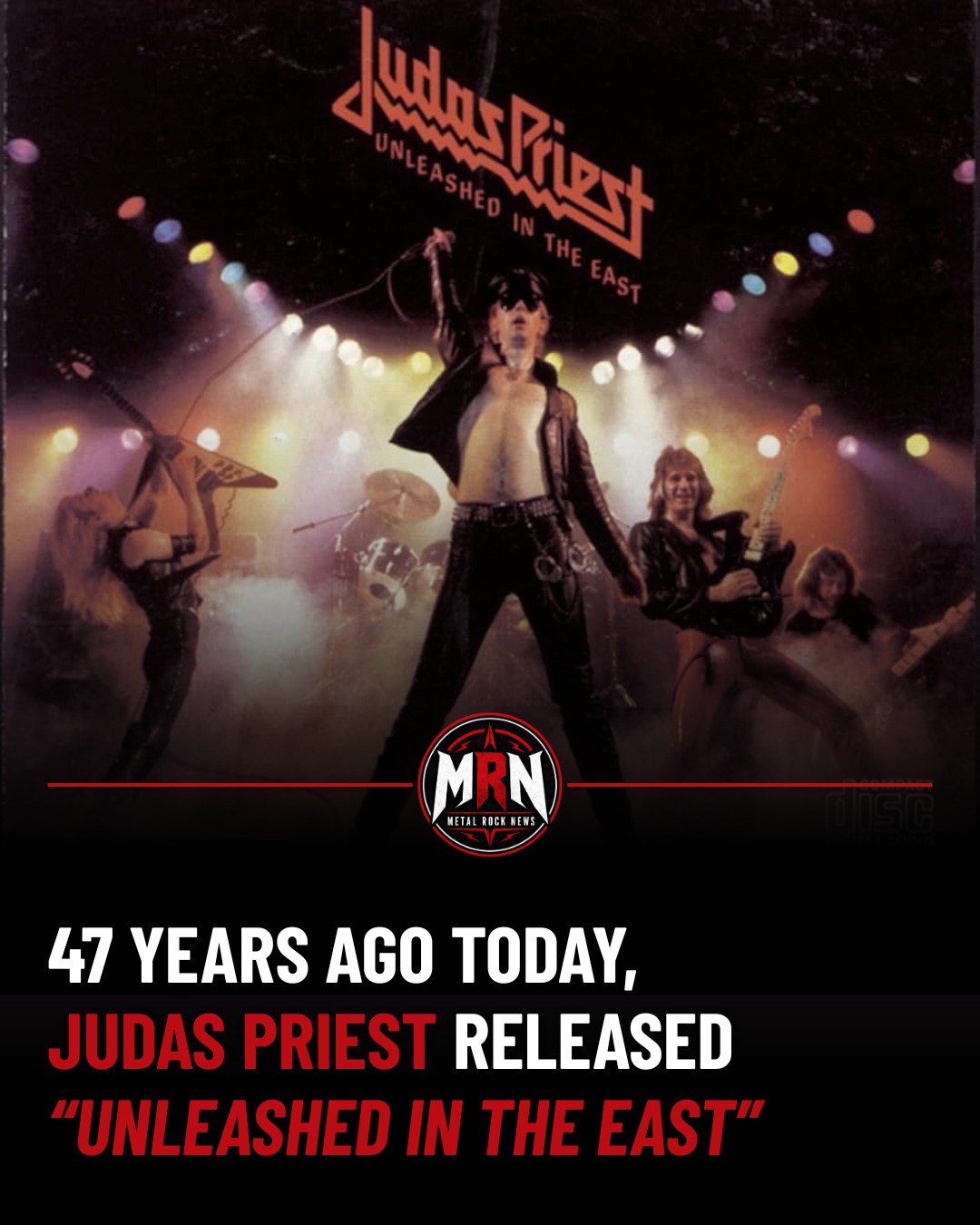 On September 17, 1979, Judas Priest released Unleashed in the East