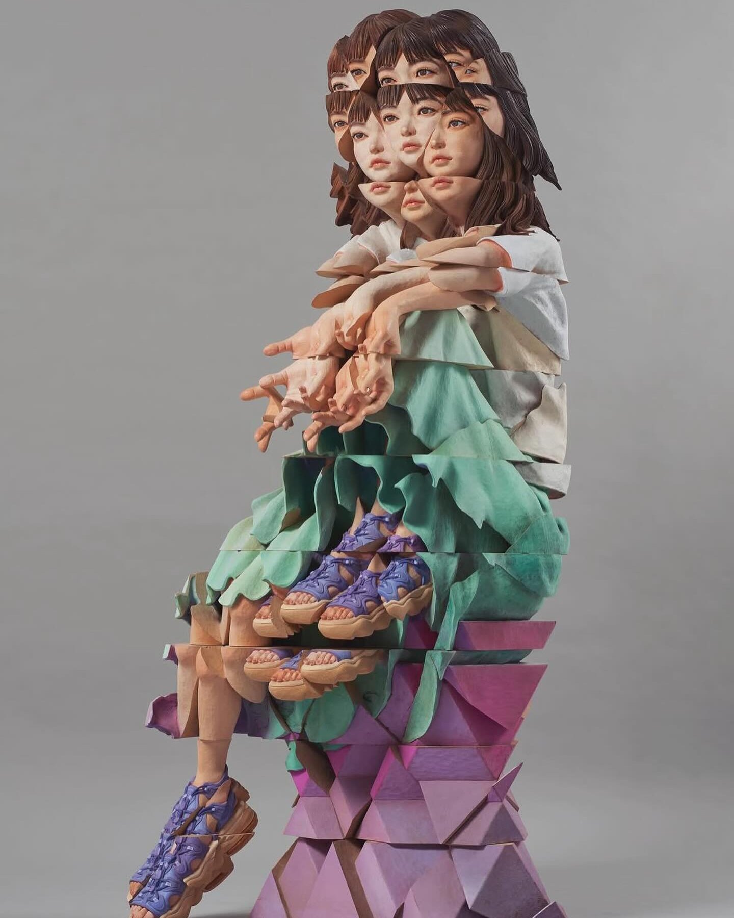 Human Flesh' art exhibition at Pause gallery in Kanazawa, Japan