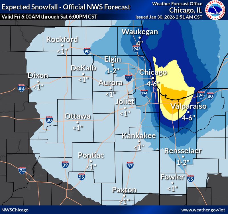 Northern - 8am: The heaviest snow accumulations over the next 48 hours ...