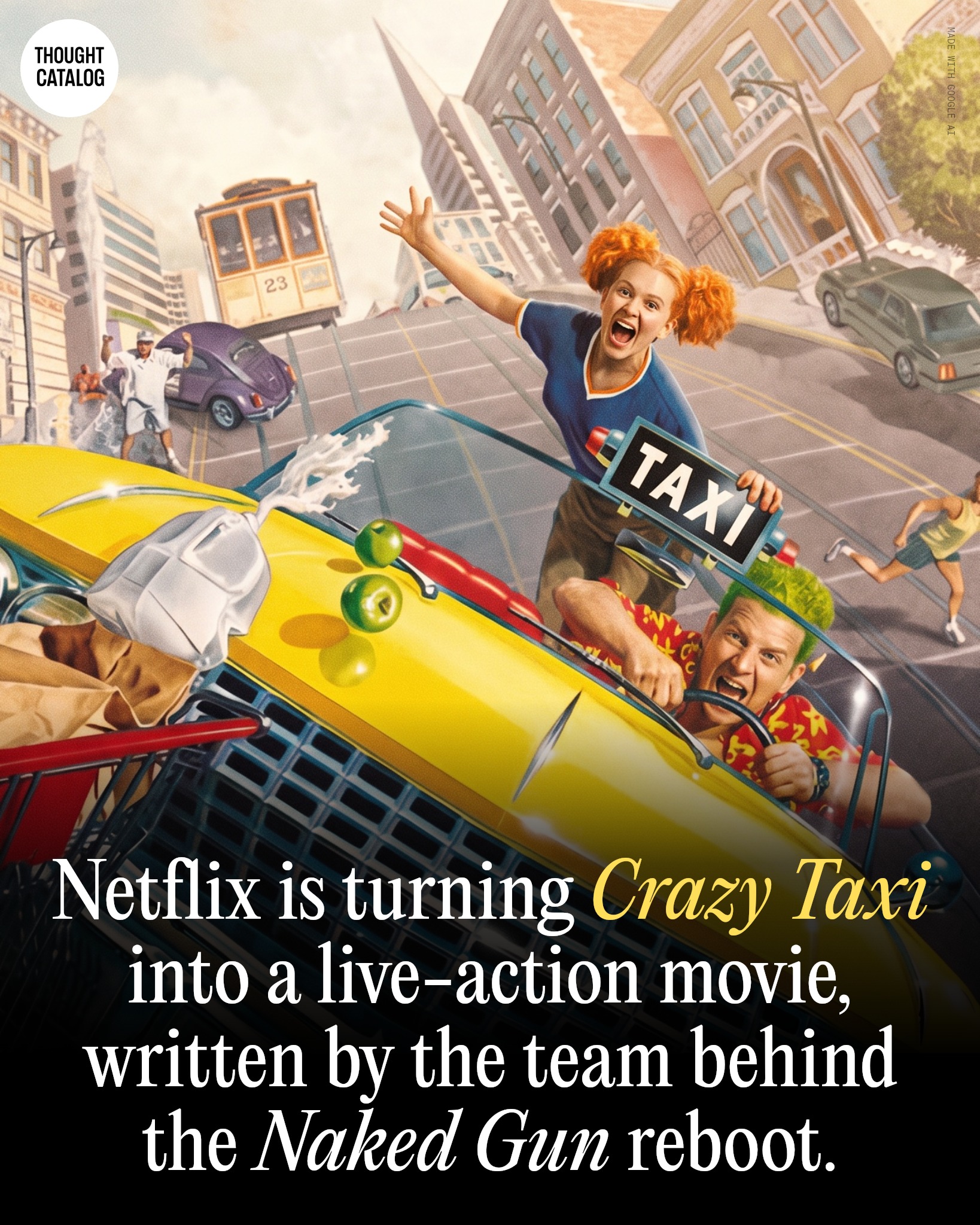 Netflix and Sega are opening their new partnership with Crazy Taxi