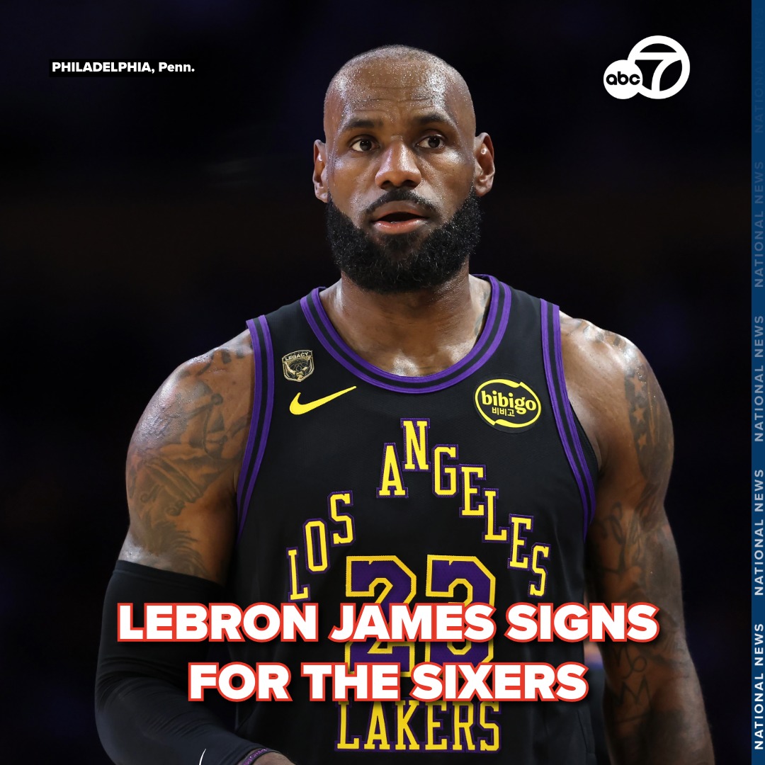 NBA superstar LeBron James announced he is officially signing with