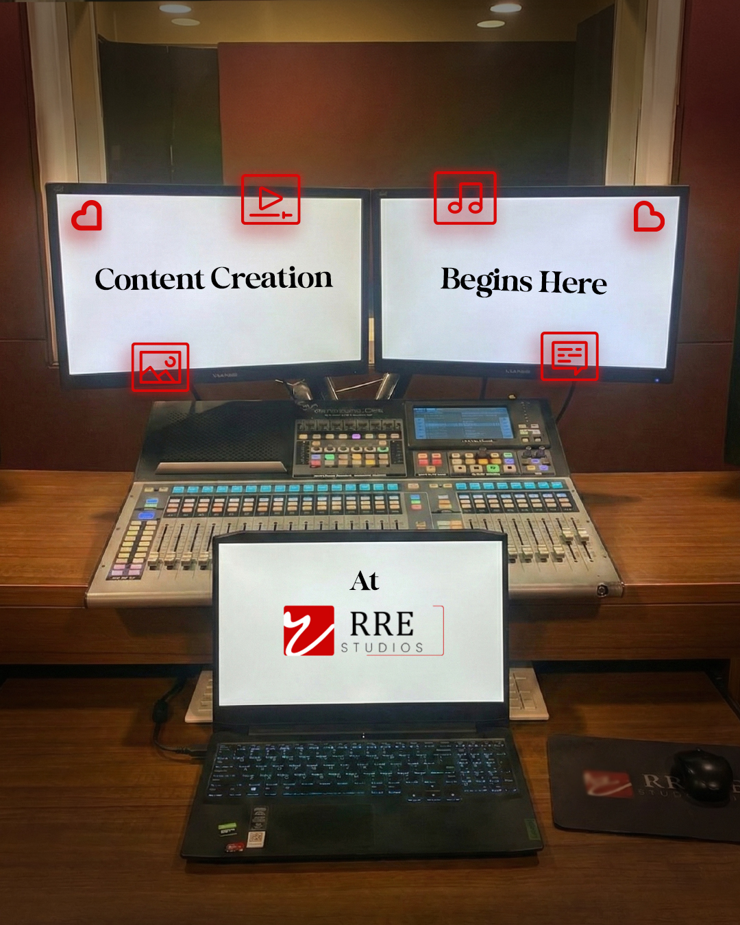 RRE Studios - Equipped for audio, video, and digital... | Facebook