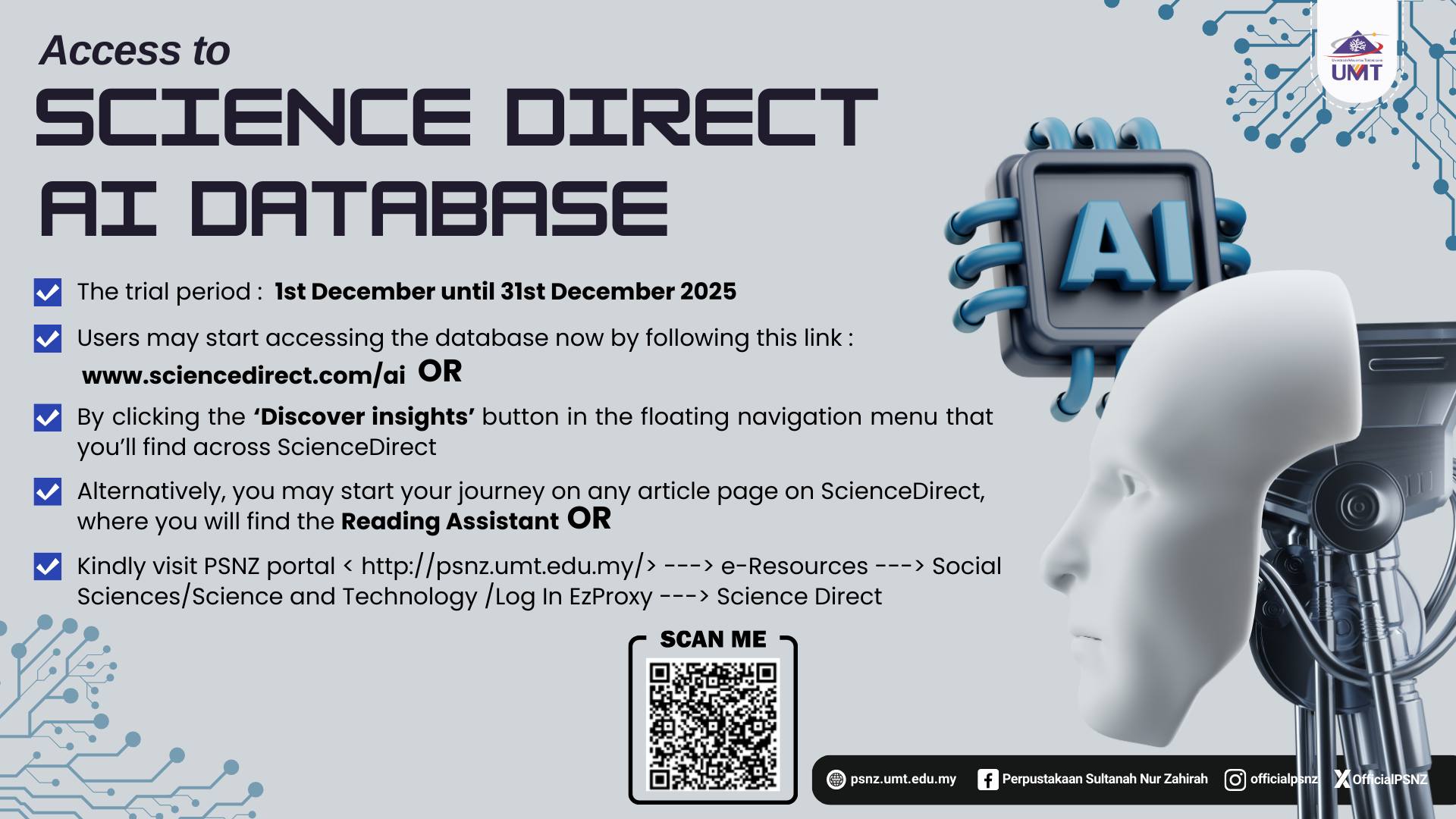 Perpustakaan - INFO@PSNZ : ACCESS TO SCIENCE DIRECT AI DATABASE We are ...