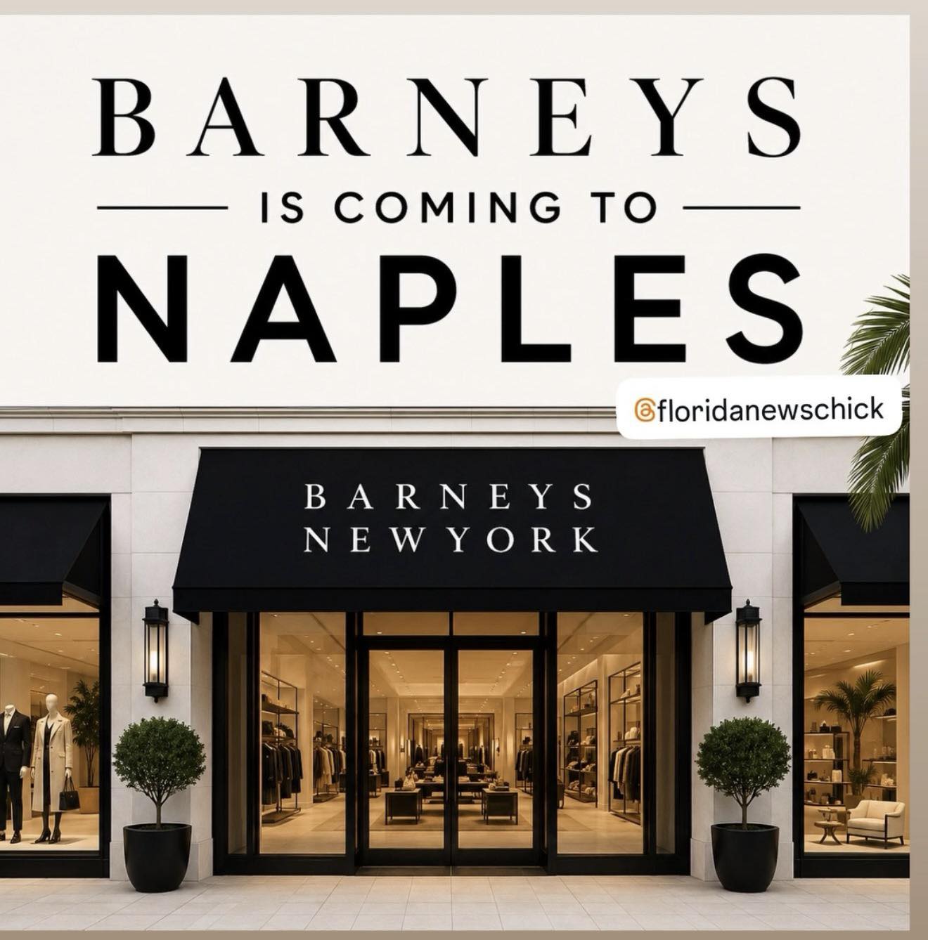 Krista - Big news for Naples! 🛍️ One of the biggest names in