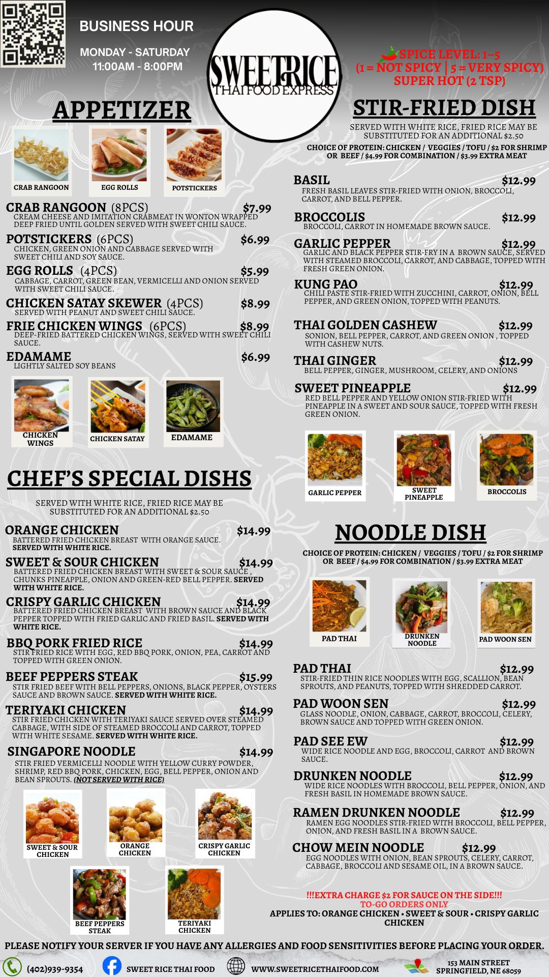 Sweet Rice Thai Food | Springfield NE