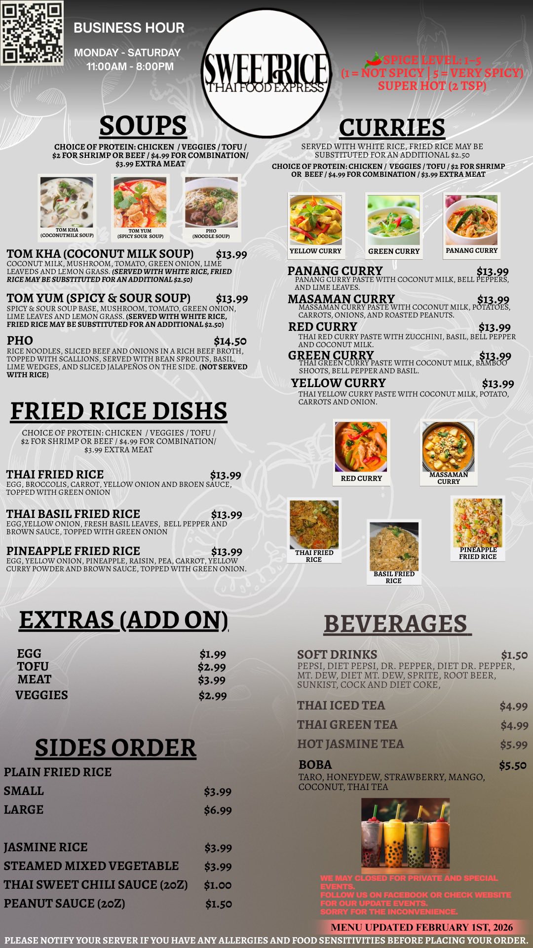 Sweet Rice Thai Food | Springfield NE