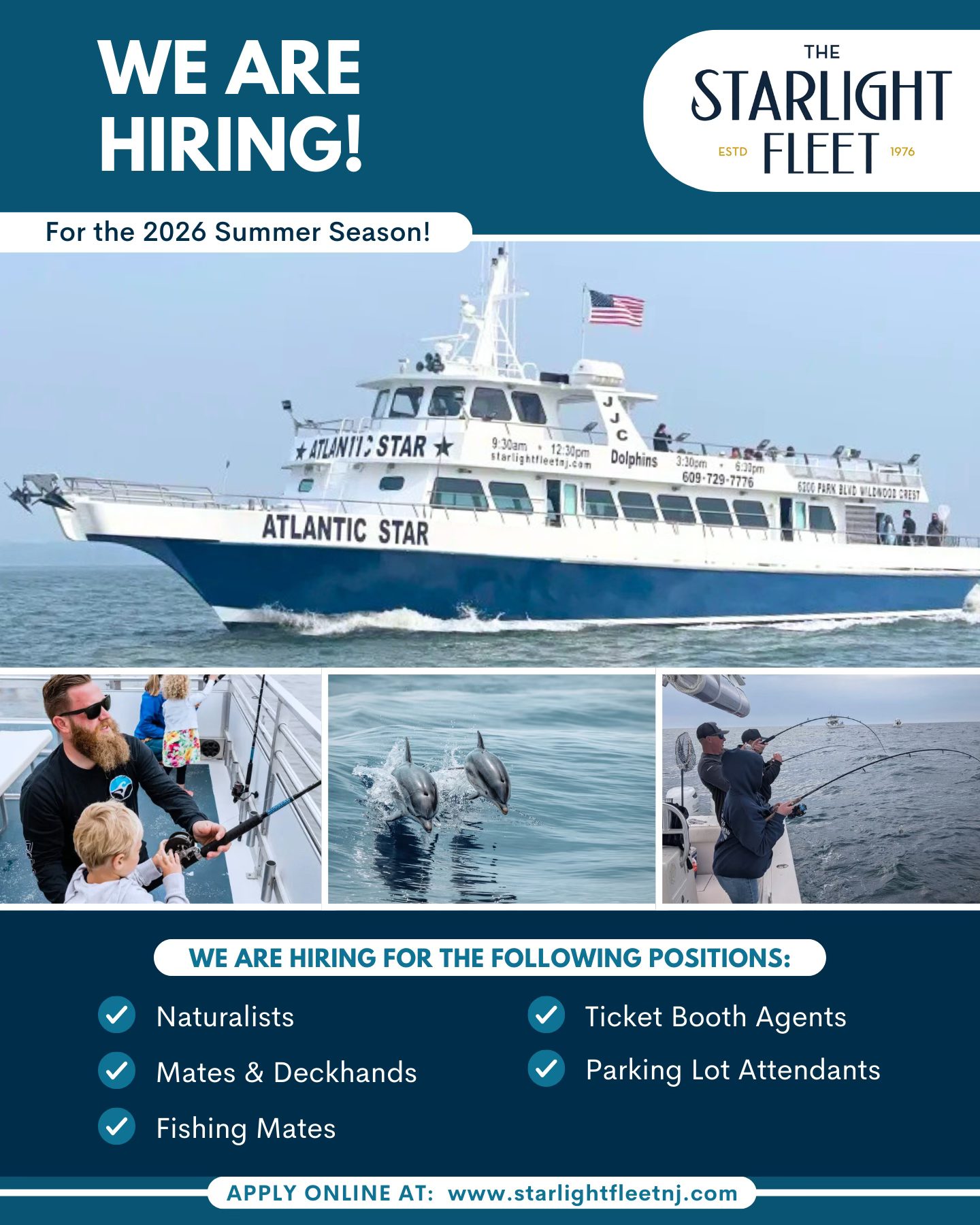 ?✨NOW HIRING – COME MAKE WAVES WITH THE STARLIGHT FLEET 