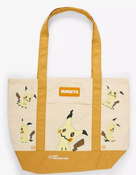 Pokémon Mimikyu Canvas Tote Bag $20.92 via Box Lunch w/ Code