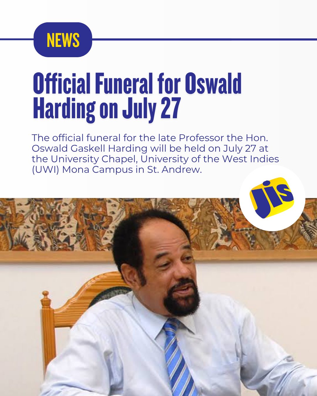 dr joseph harding dihexa Professor Harding, the longest-serving senator in Jamaica's history and the first person to serve two non-consecutive terms as President of the Senate, died on June 24. Minister of Culture, Gender, Entertainment and How to Mix Bacteriostatic Life Sciences Size:1 Gram