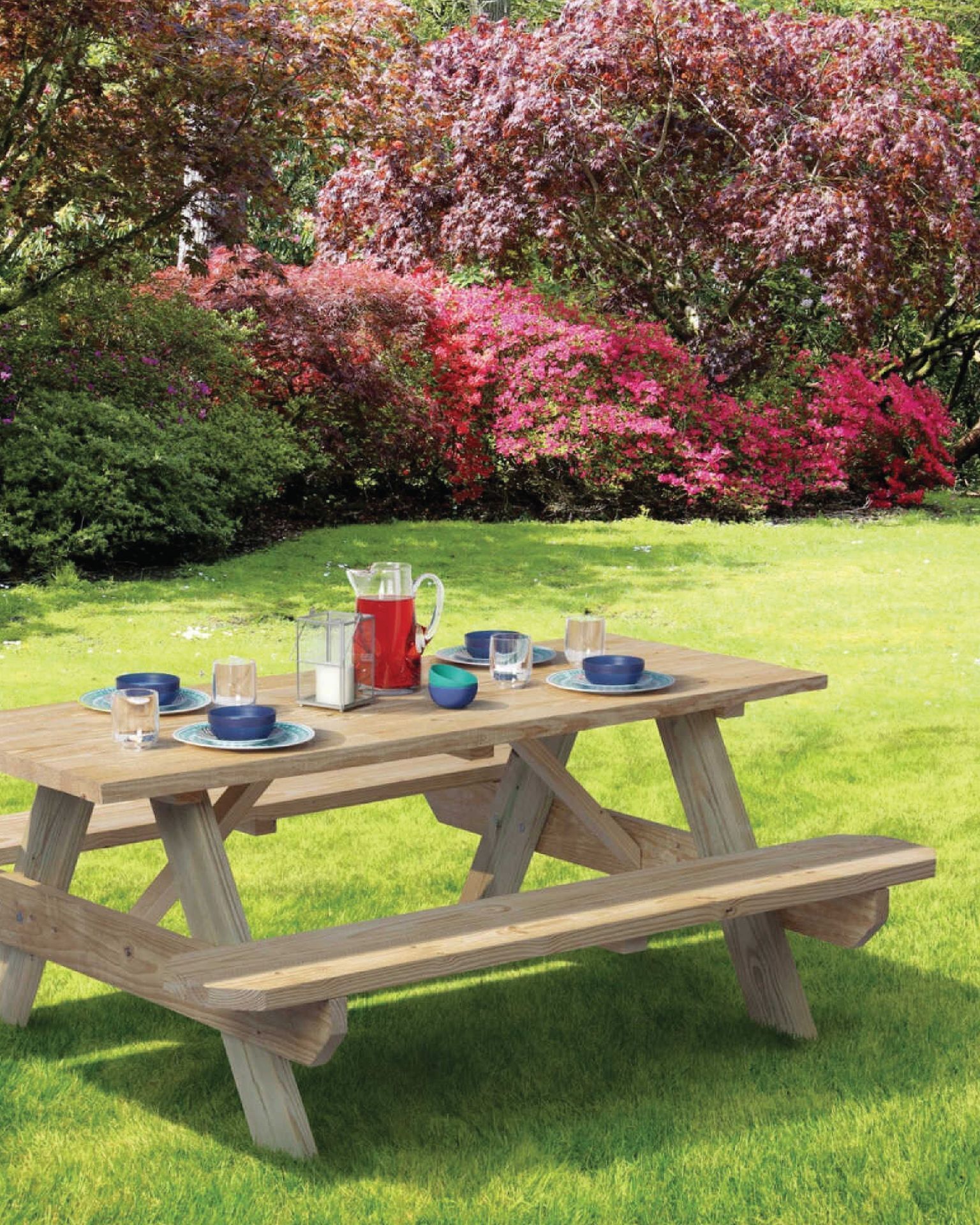 Kingdon - Soak up the sun with a new picnic table! ☀️ Our spruce and ...