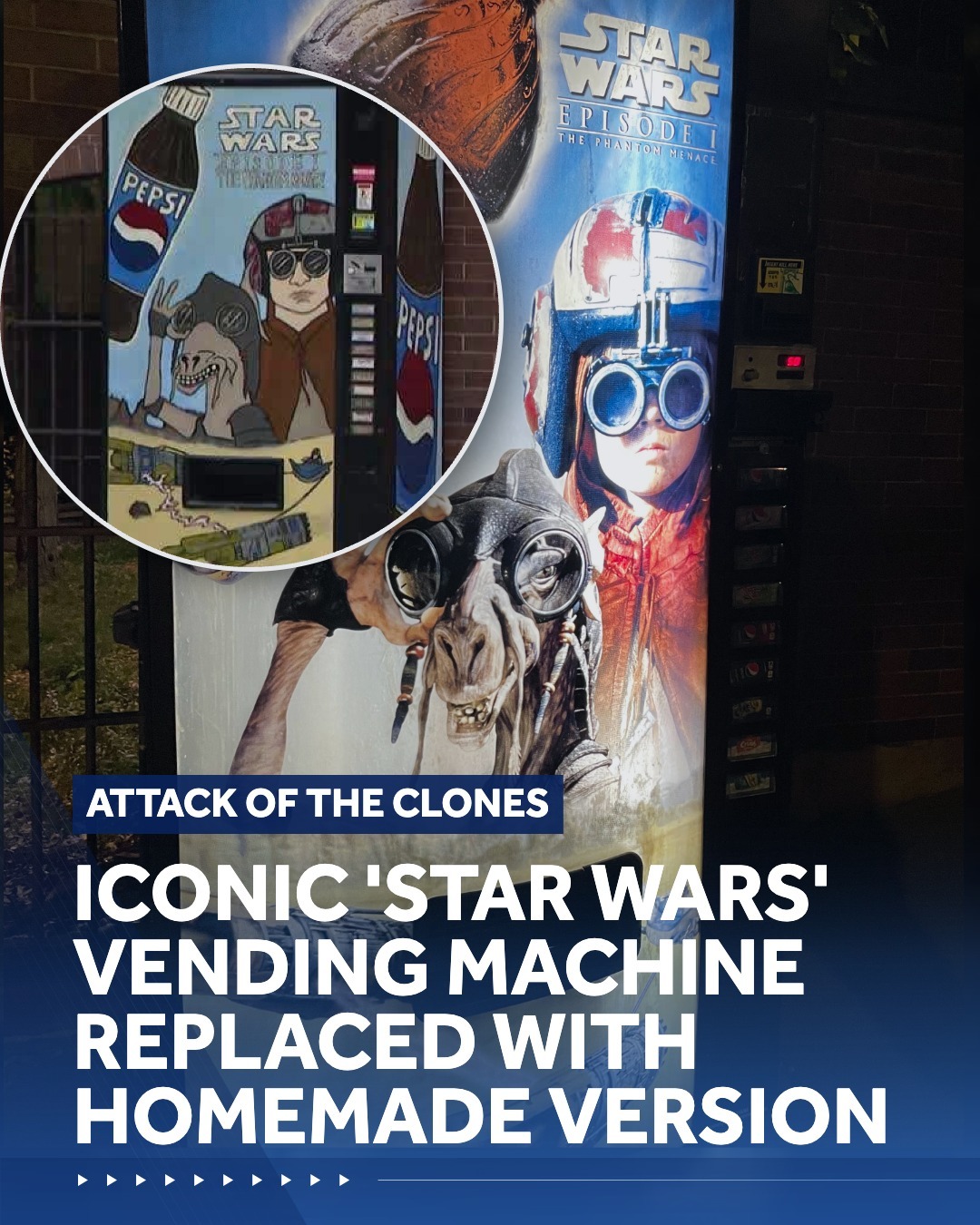 Rare Star Wars Episode 1 Pepsi promotional insert found