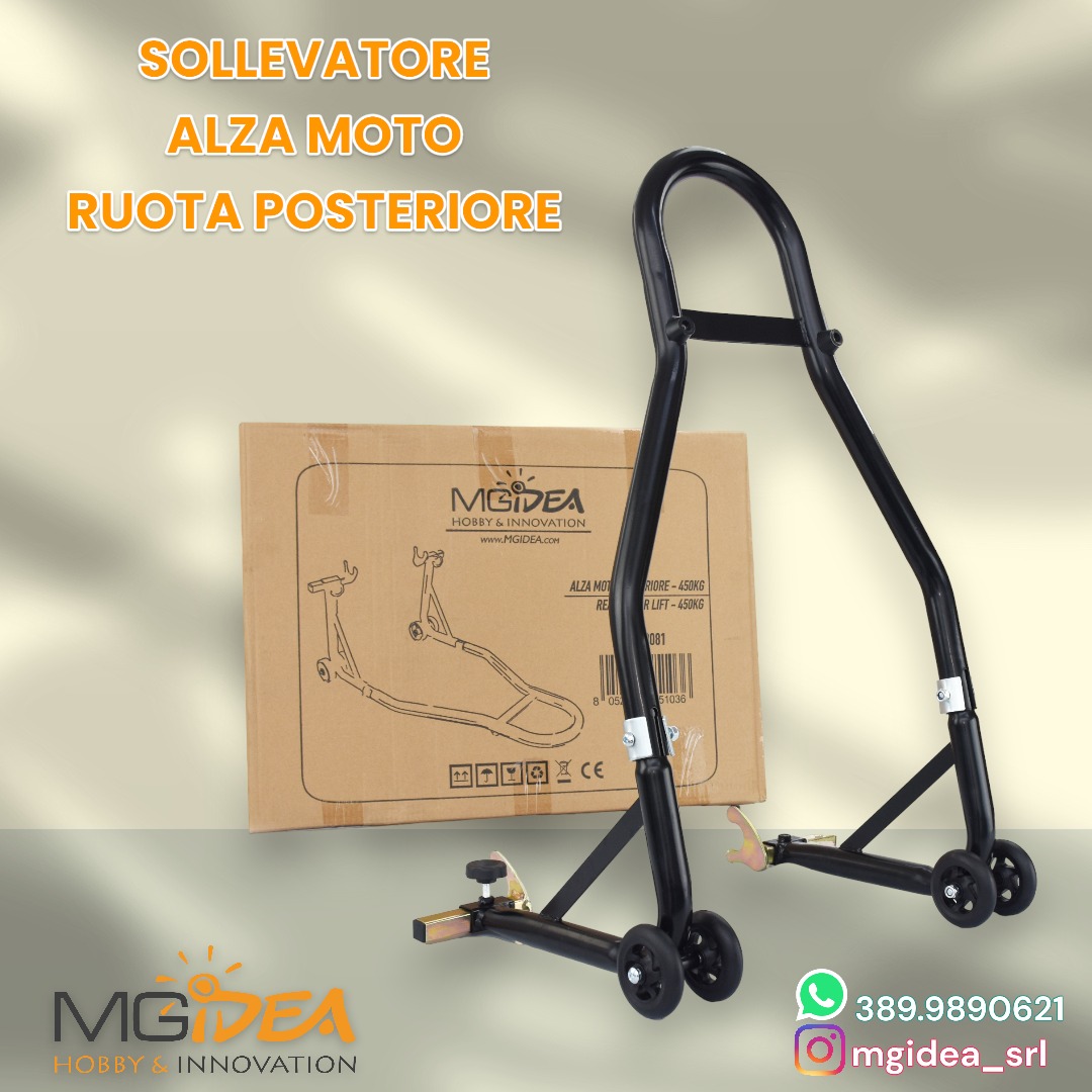 Ponte Sollevatore Cavalletto Alza Moto ConStands Lift Mini Nero - 10