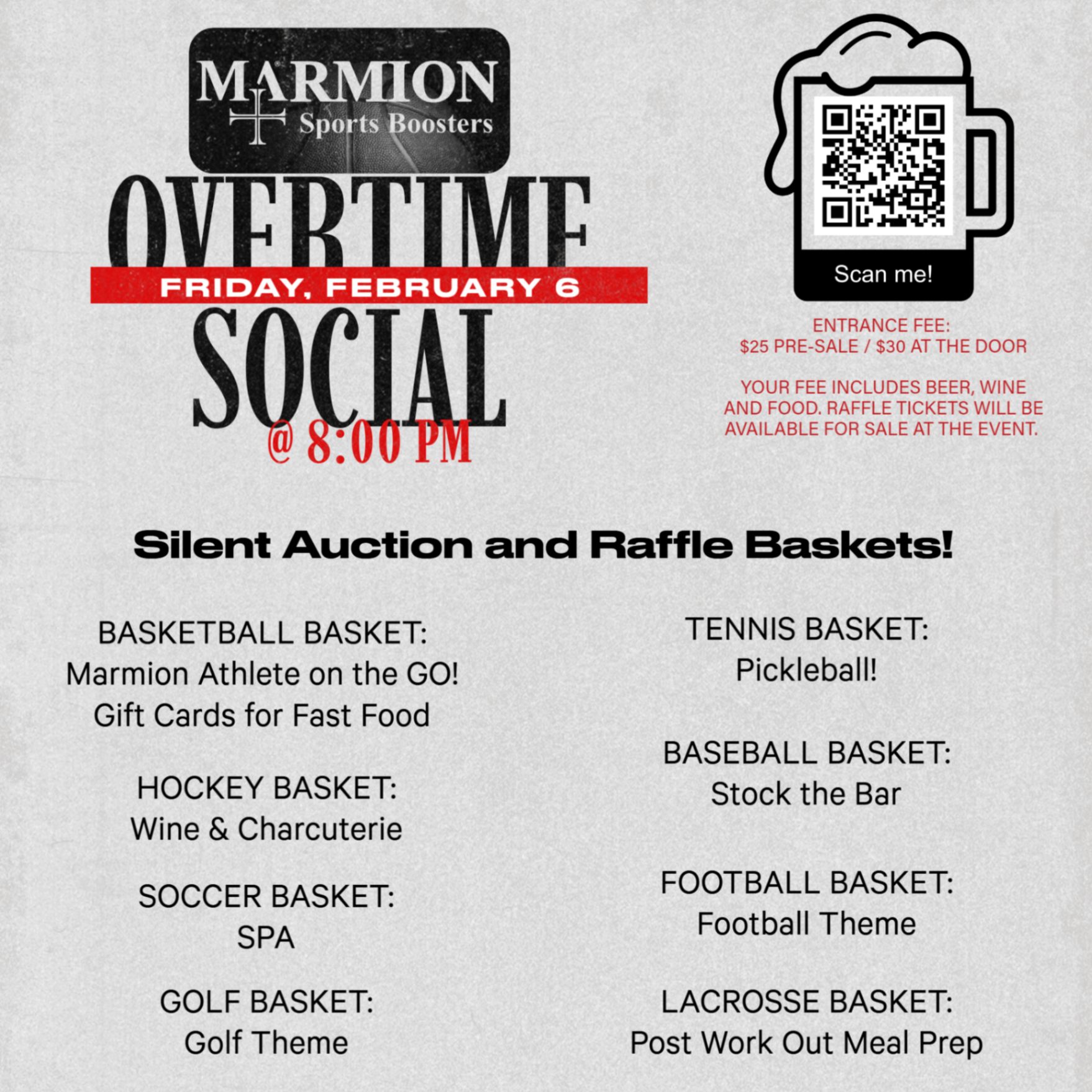 Marmion - ⏱️ Take It to Overtime! 🏀🍻 Join us for the Overtime Social ...