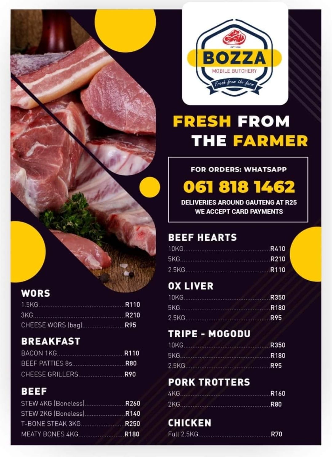 Bozza Mobile Butchery | Kempton Park
