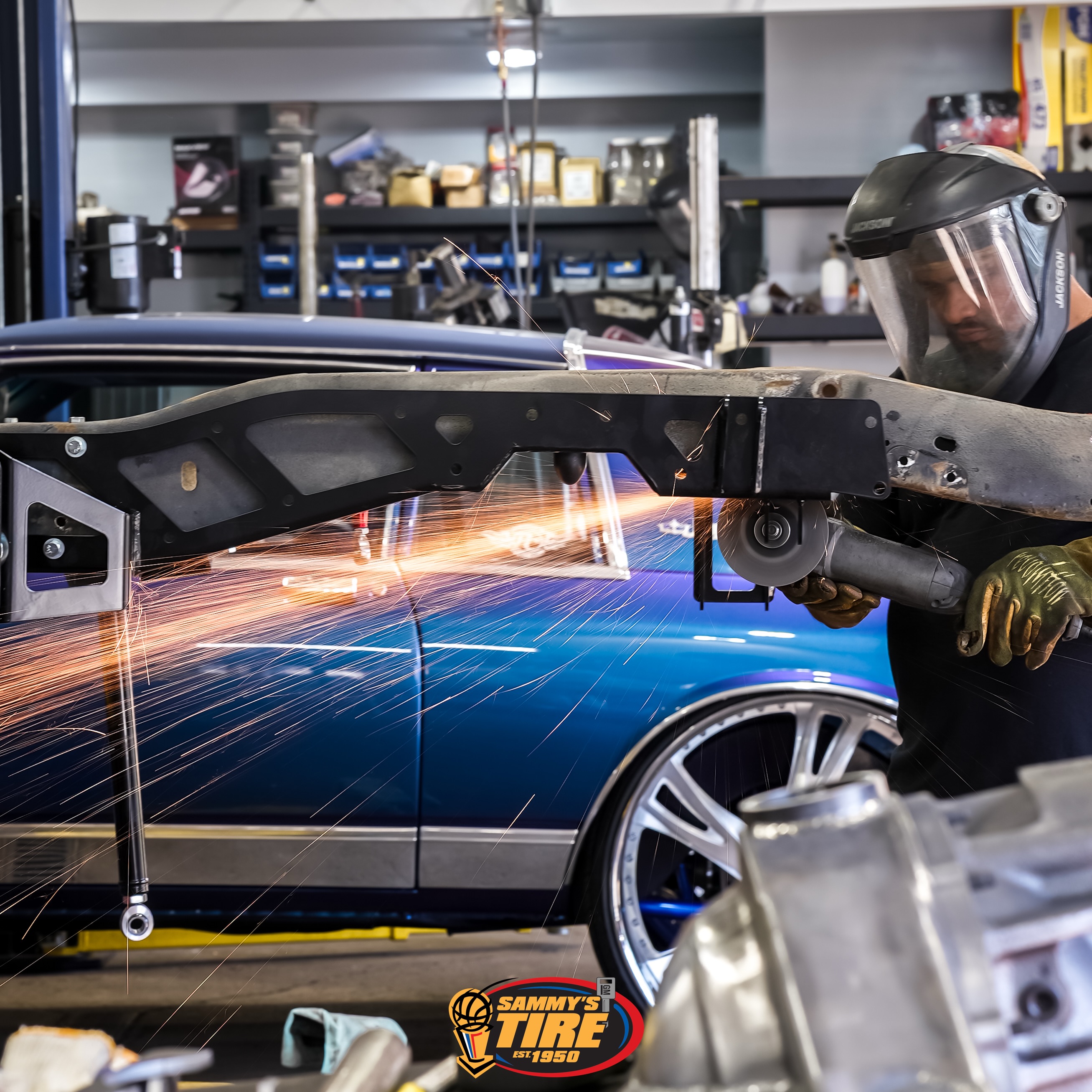 The shop shots in process of the build are some of my favorite