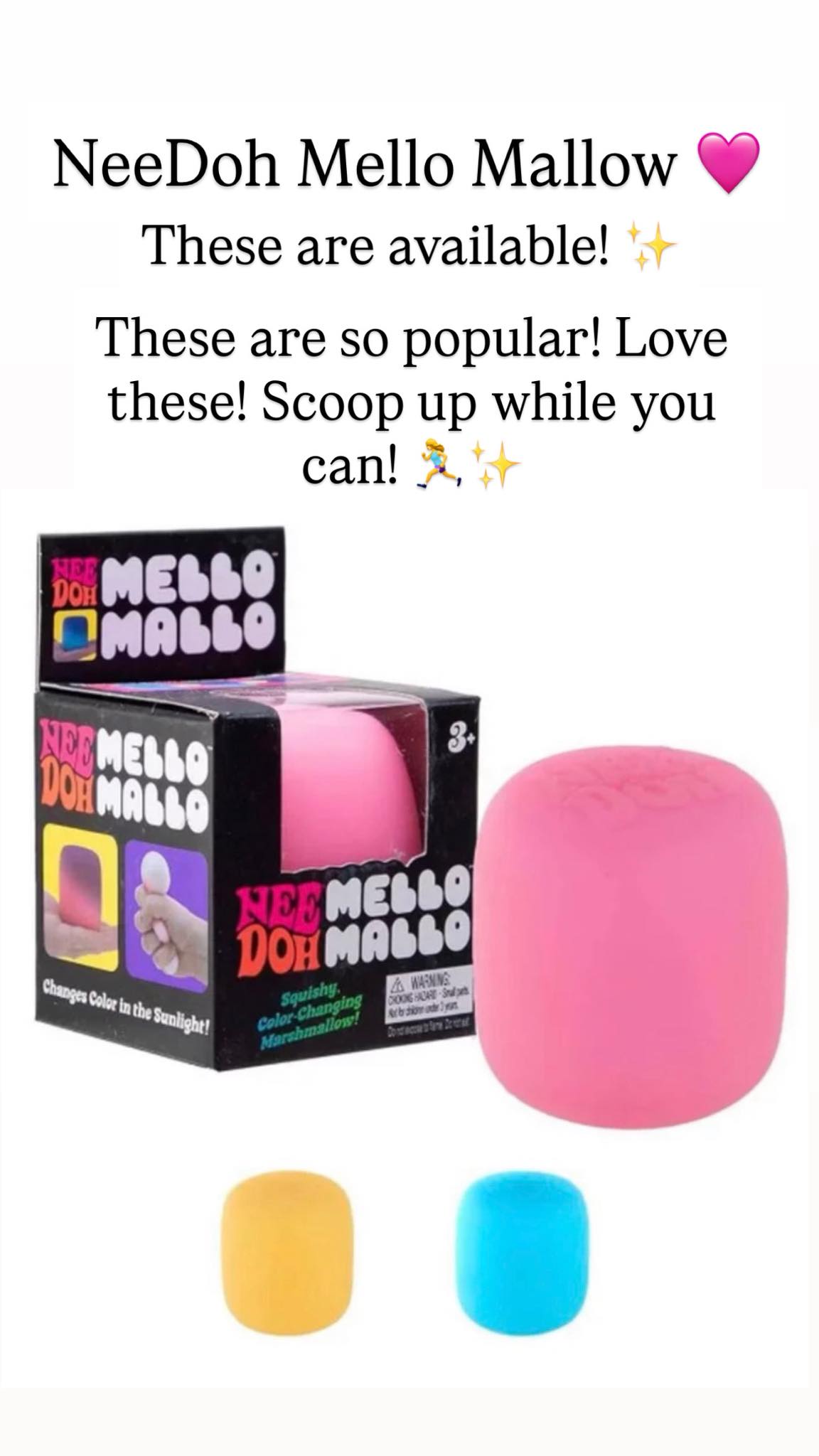 NEEDOH MELLO MALLO 🩷 These are available!! ✨✨ I just love these