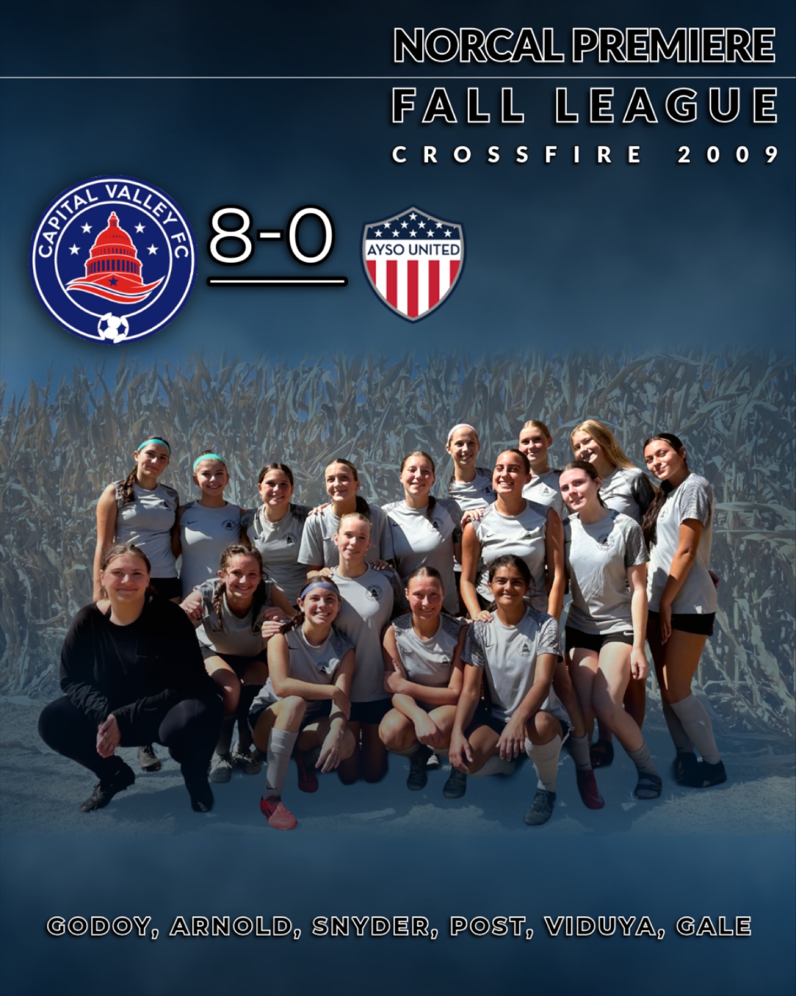 Capital - Congratulations to our 2009 Crossfire Girls on their 8-0 win ...