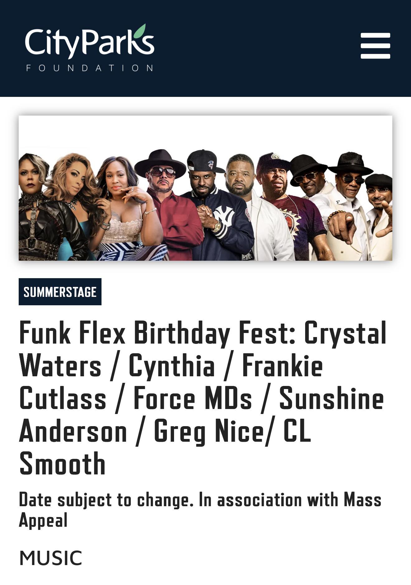 Funk Flex birthday celebration in Staten Island