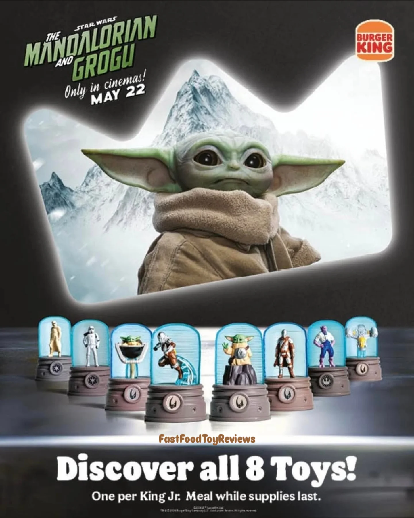 The Mandolorian and Grogu from Burger King #Starwars