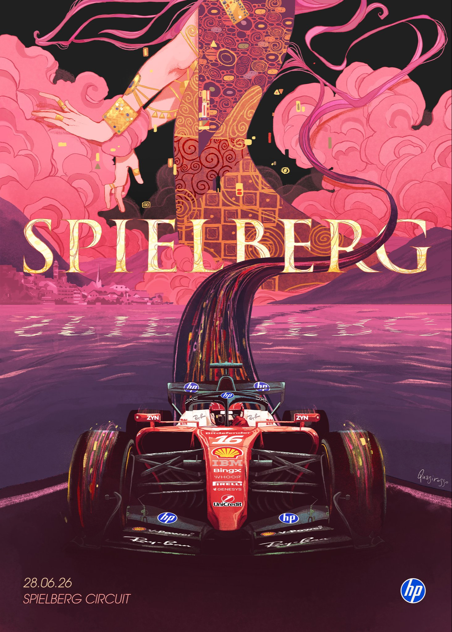 Vodafone Ferrari Racing 広告ポスター大判非売品3枚セット AustrianGP 🇦🇹 | Poster by Ferrari: #scuderiaferrari