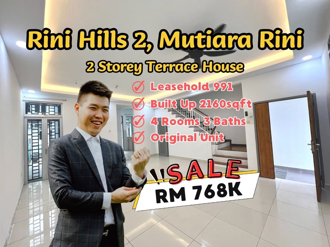 Rini Hills 2 Mutiara Rini Double Storey Terrace House - Property For ...