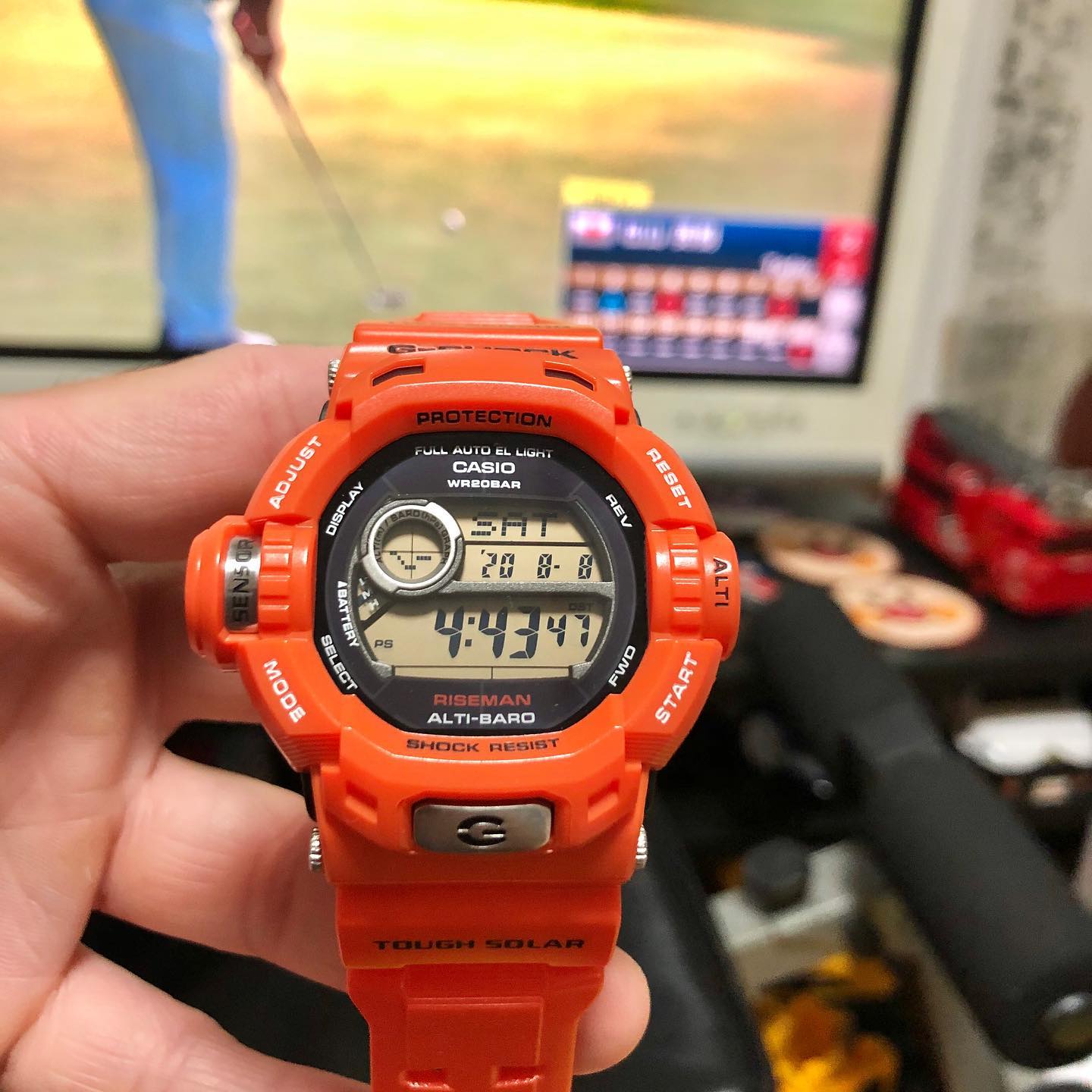 G-SHOCK RISEMAN OREN(G-9200R) Condition:9/10 (come with gshock 