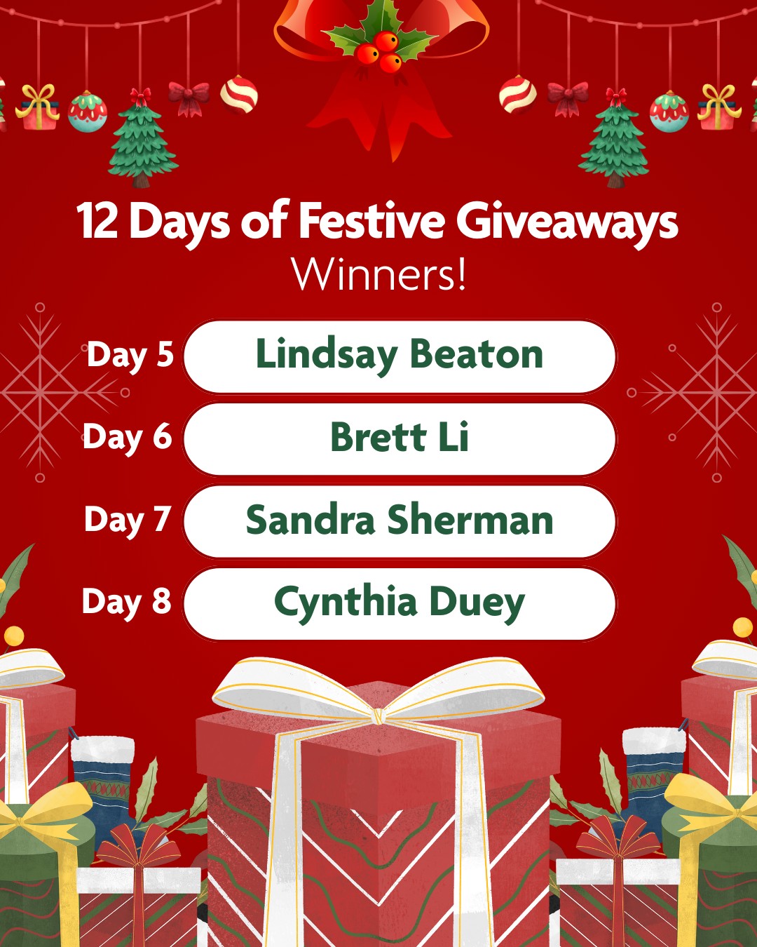 Payzant's - Our set of next winners are in! 🎁 Congratulations to our ...