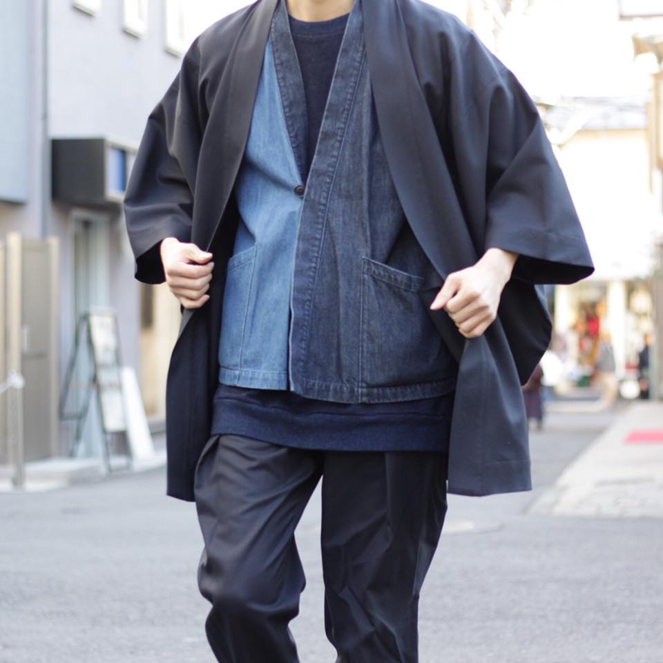 BLUE BLUE JAPAN チルウールツイルキナガシハオリ No.700073516 