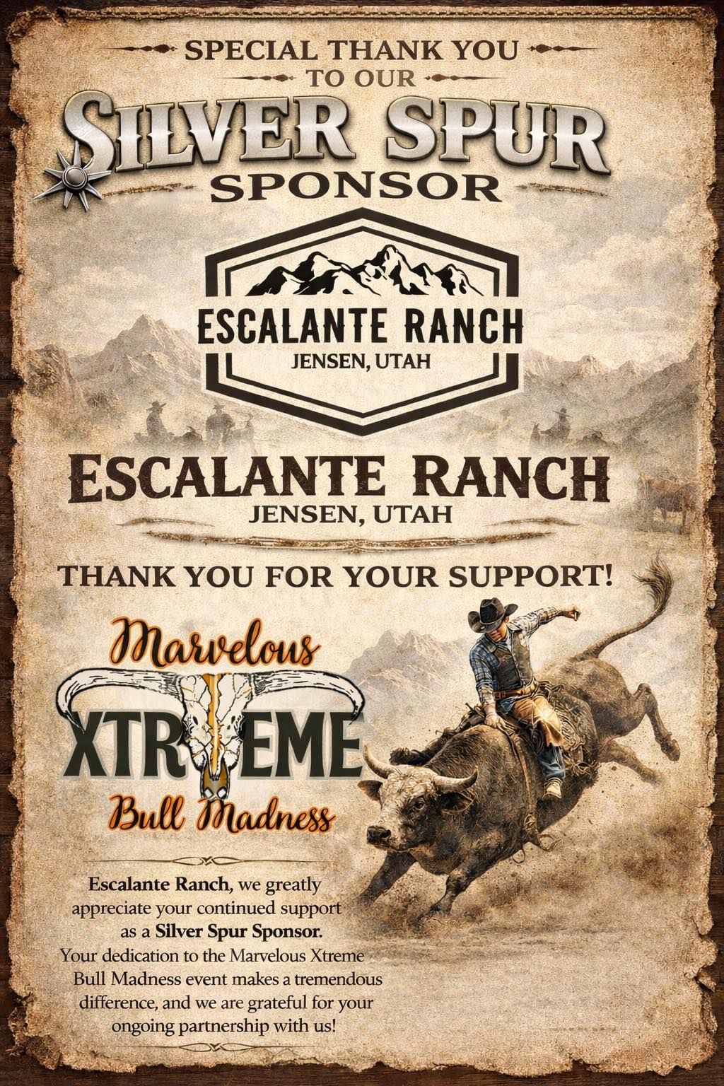 Marvelous - 🤠🐂 A HUGE THANK YOU TO OUR SILVER SPUR SPONSOR! 🐂🤠 ...