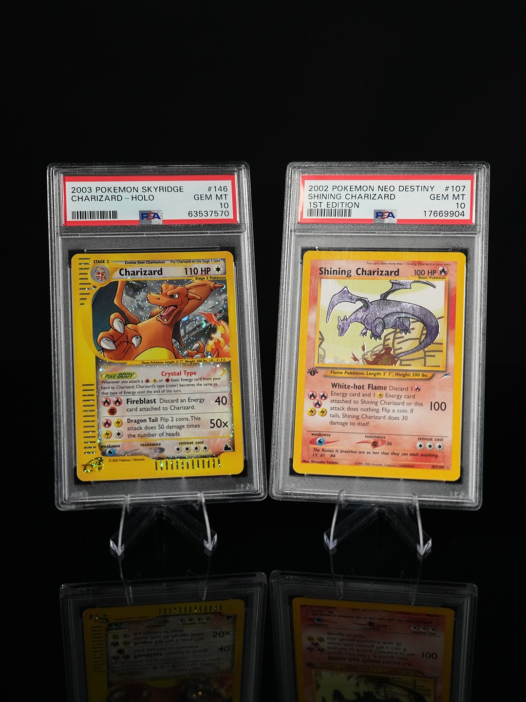 Two INCREDIBLE Charizard Cards from two INCREDIBLE eras! 🔥 The