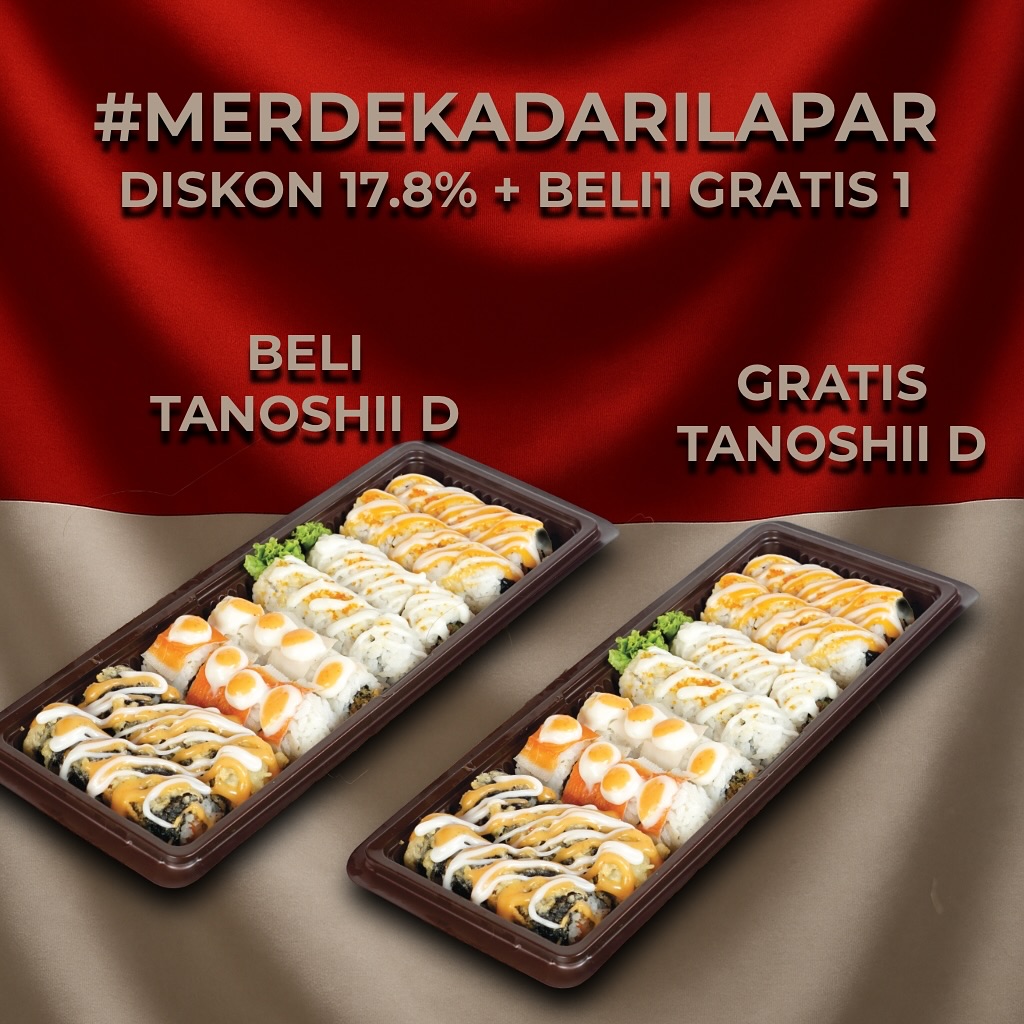 Tanoshi Sushi - Hallo gaes. Kabar gembira nih buat kita semua. Tanoshi ...