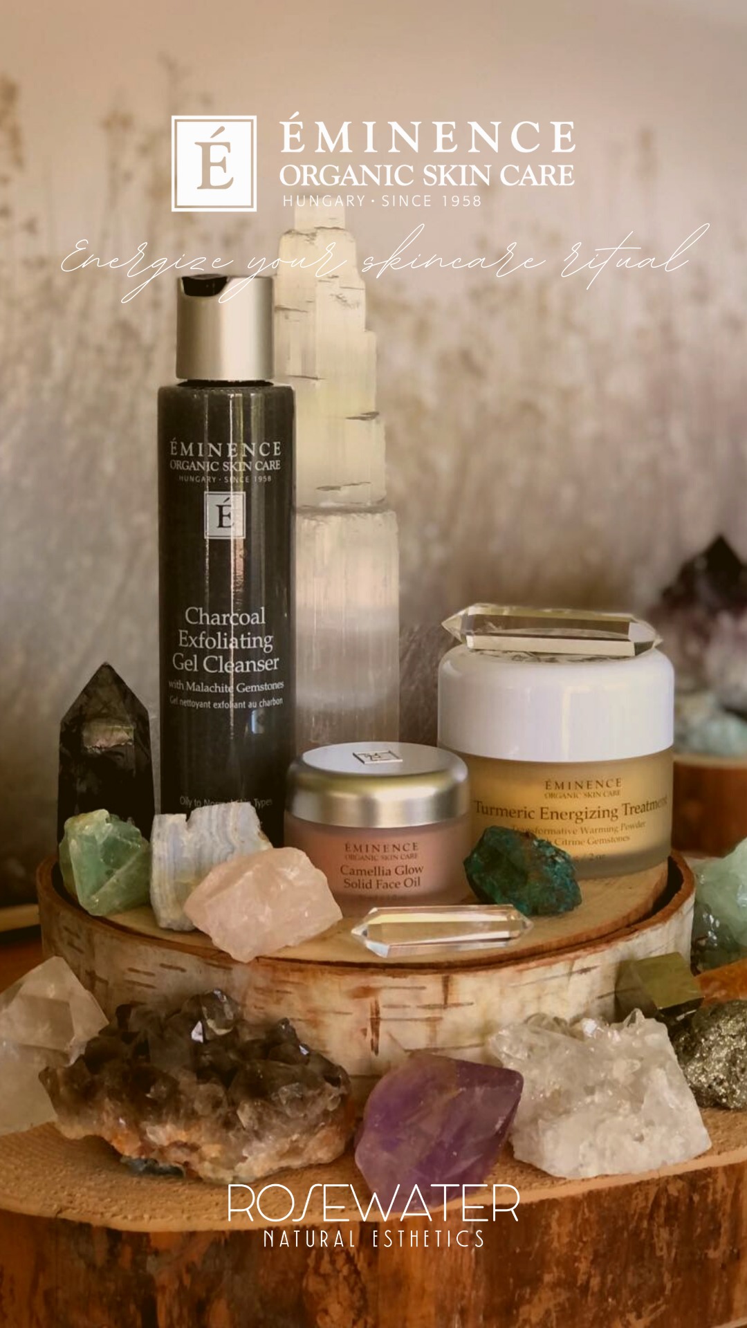Detox with malachite 🧼 Known as the stone of transformation and found in our Skin Transformation Cream—it purifies, calms and renews skin + spirit. 🔥 We're LOVING this crystal's cleansing power in