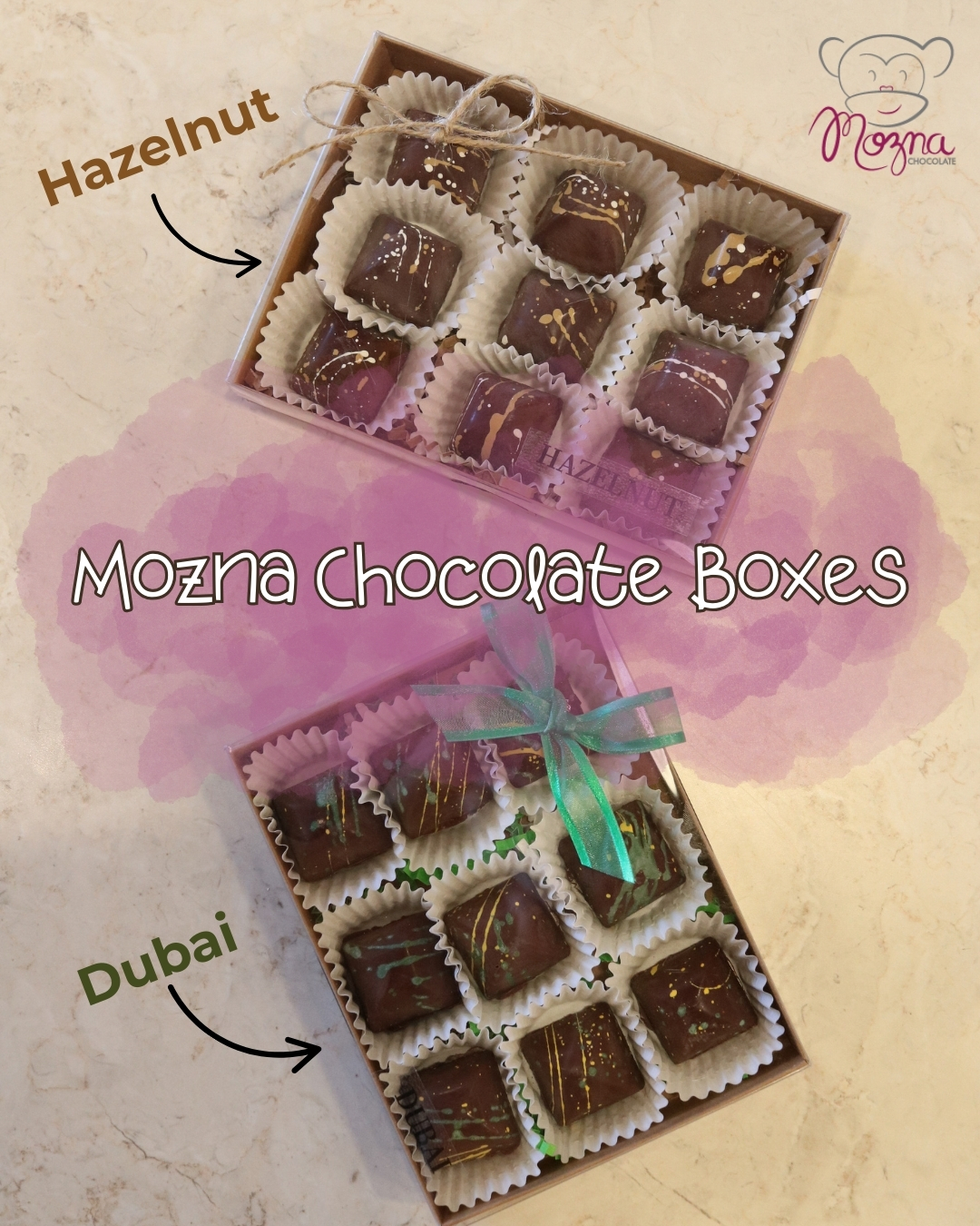 Mozna - Meet our nine piece premium chocolate boxes! Available at our ...