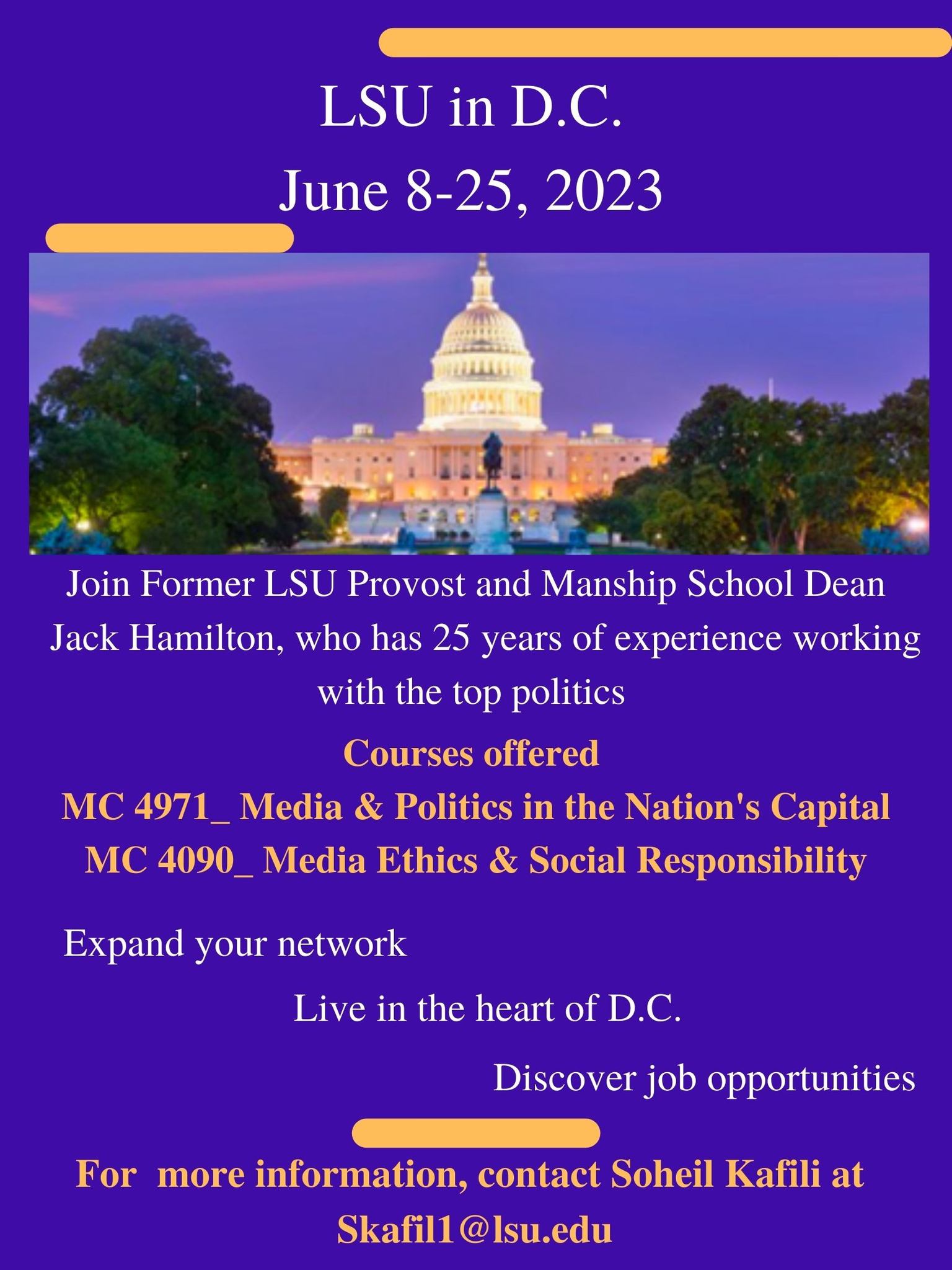 LSU in D.C. - 📢 Calling all Manship School of Mass... | Facebook
