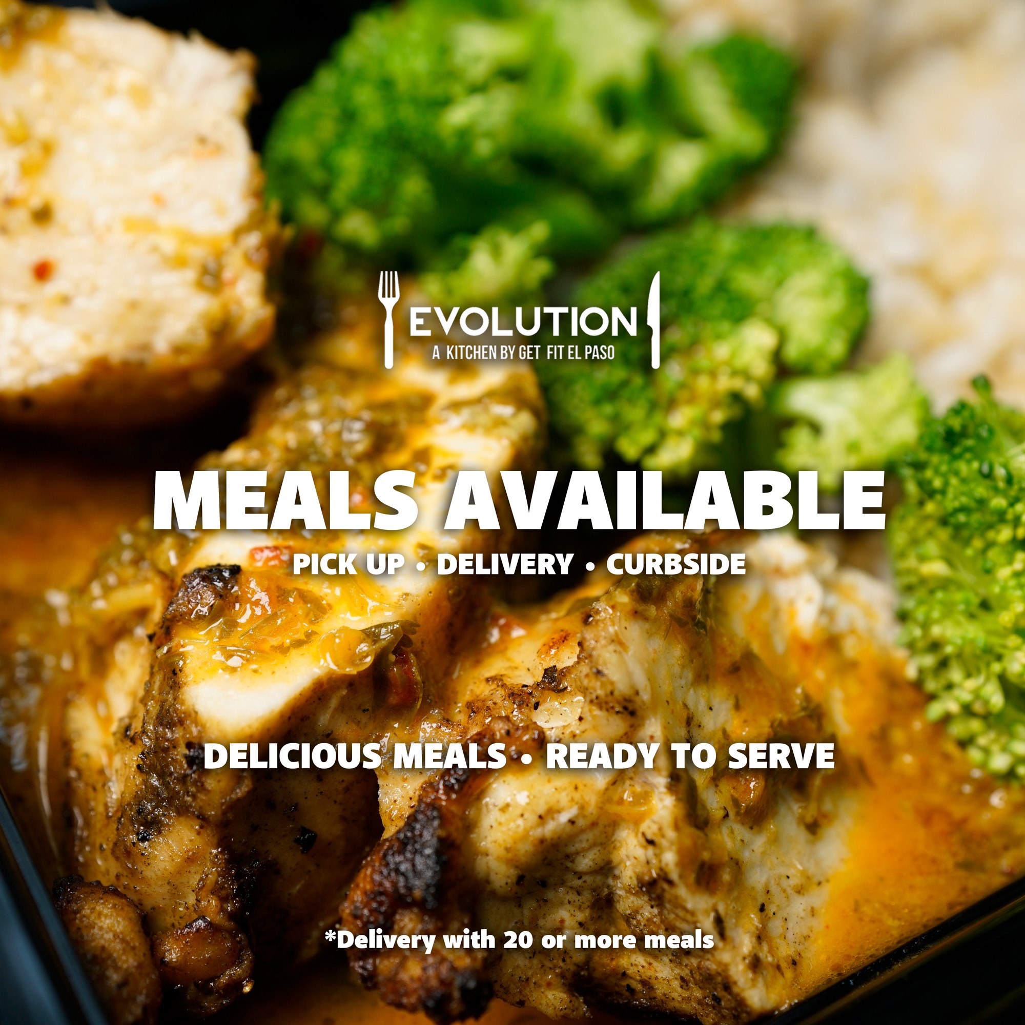 Evolution - Available for pick up, curbside and delivery! Delicious ...