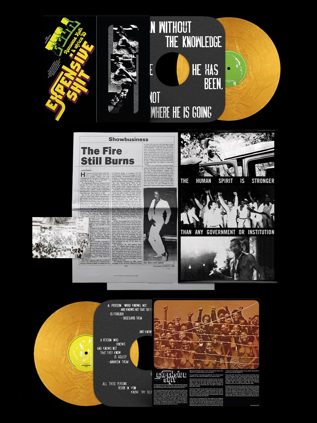 Fela Kuti Expensive Shit 50th Anniversary Gold Vinyl