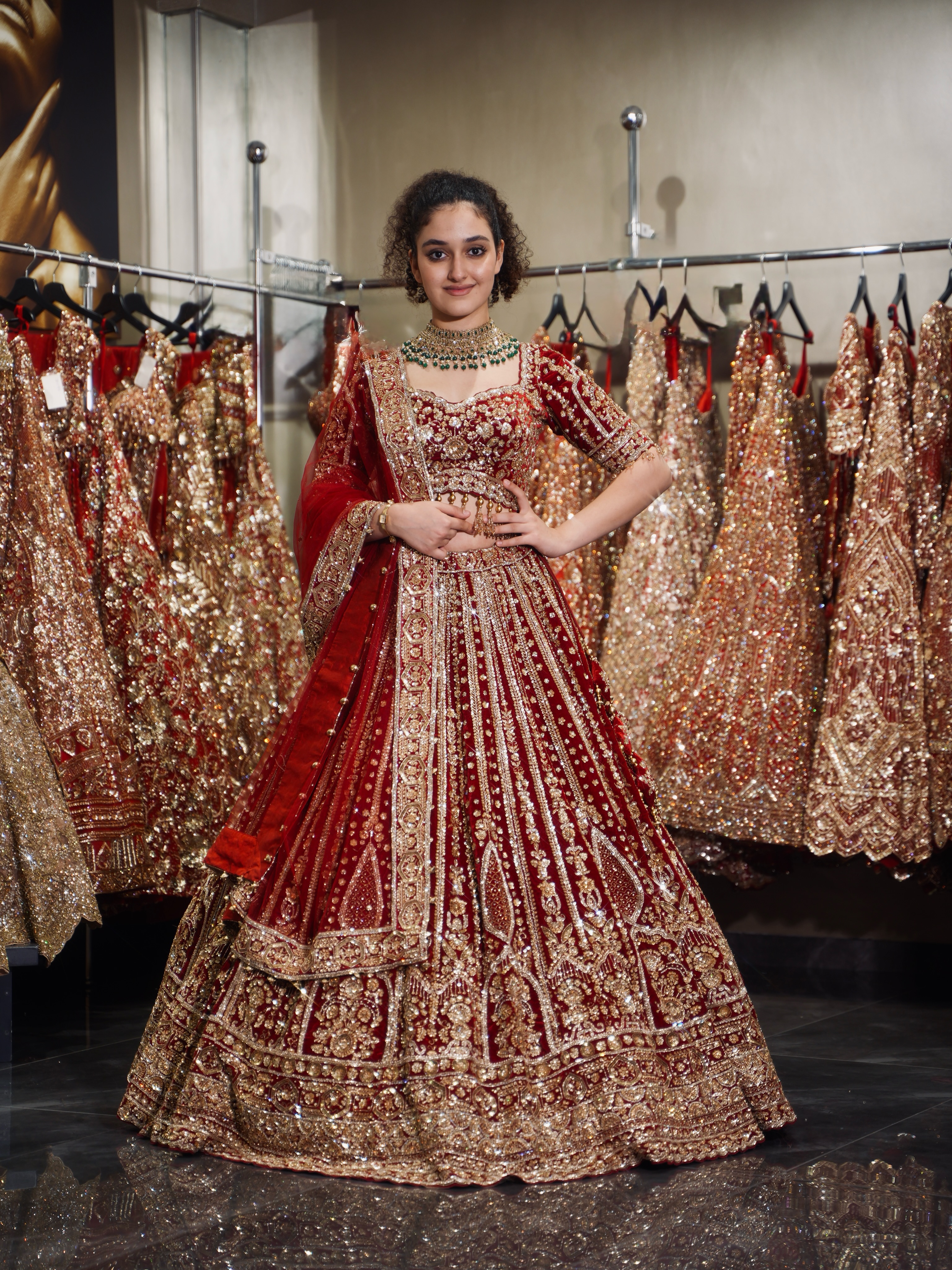 gold dress dream meaning A come true in full form and ❤️😻😻😻✨ #lehenga #wedding #dulhan #saree #desi Hot Sale-Shirt-0120