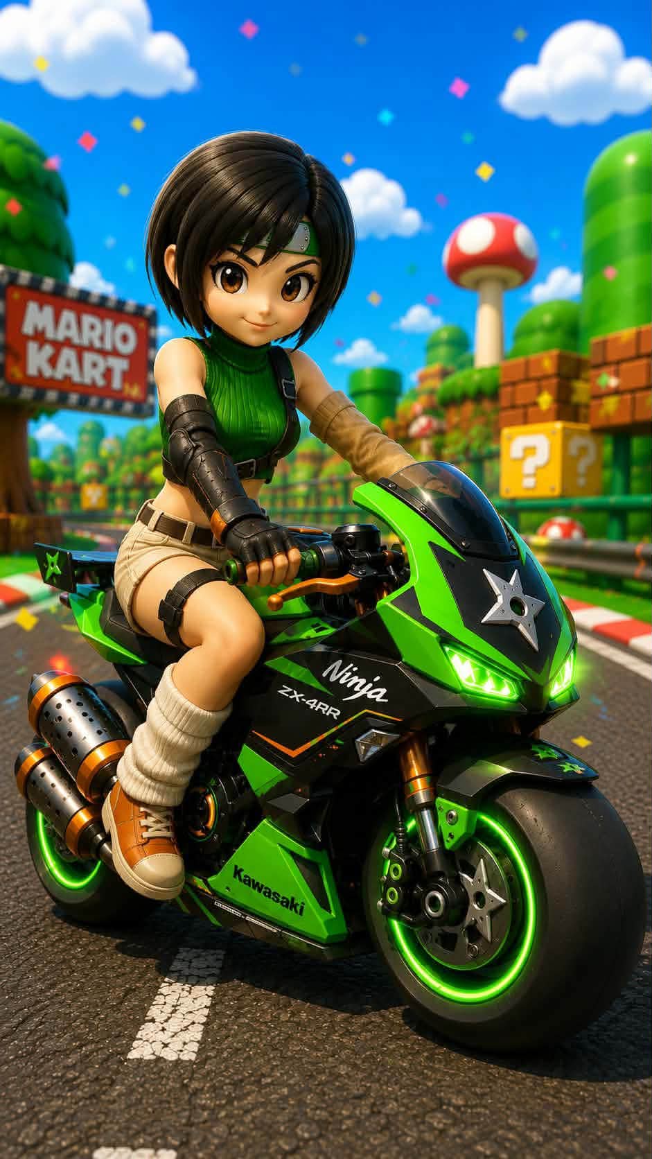 ❤️💙Characters | Final Fantasy VII x Mario Karts Style