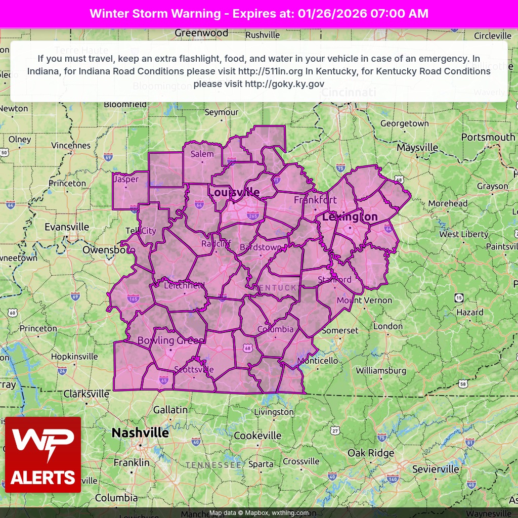 Chris - Time Extended - Winter Storm Warning. Heavy snow mixed with ...