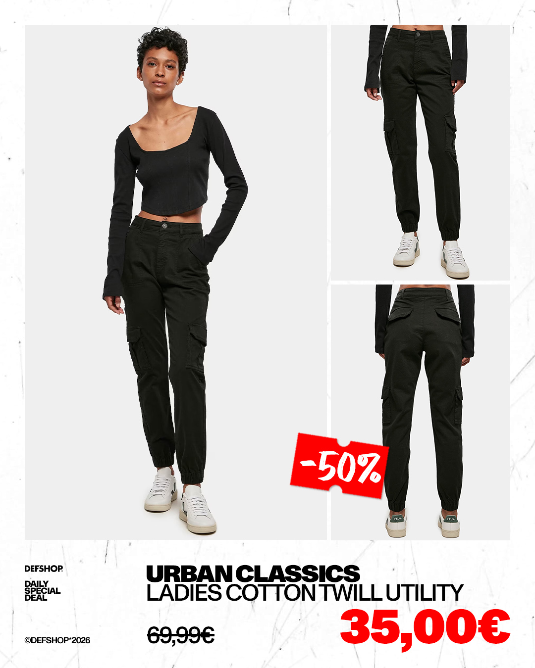 💥 DAILY SPECIAL DEAL 💥 https://www.def-shop .com/p/ladies-cotton-twill-utility-pants-4351/?smm=de.fb.4351