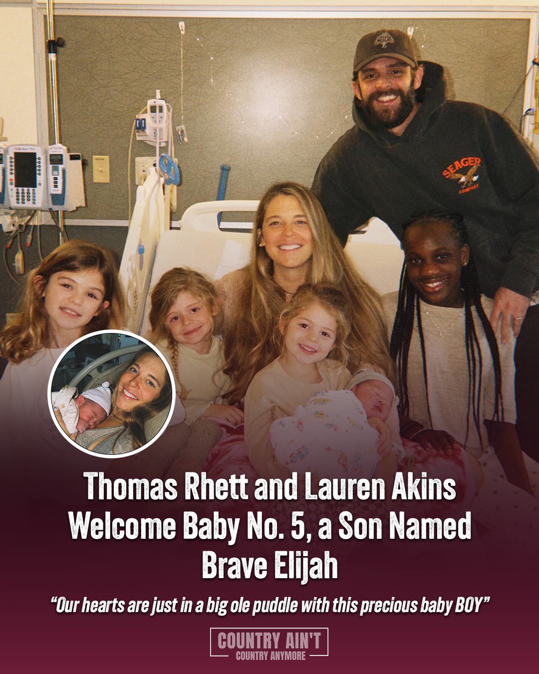 Country - Big news from Thomas Rhett and Lauren Akins. Their family ...